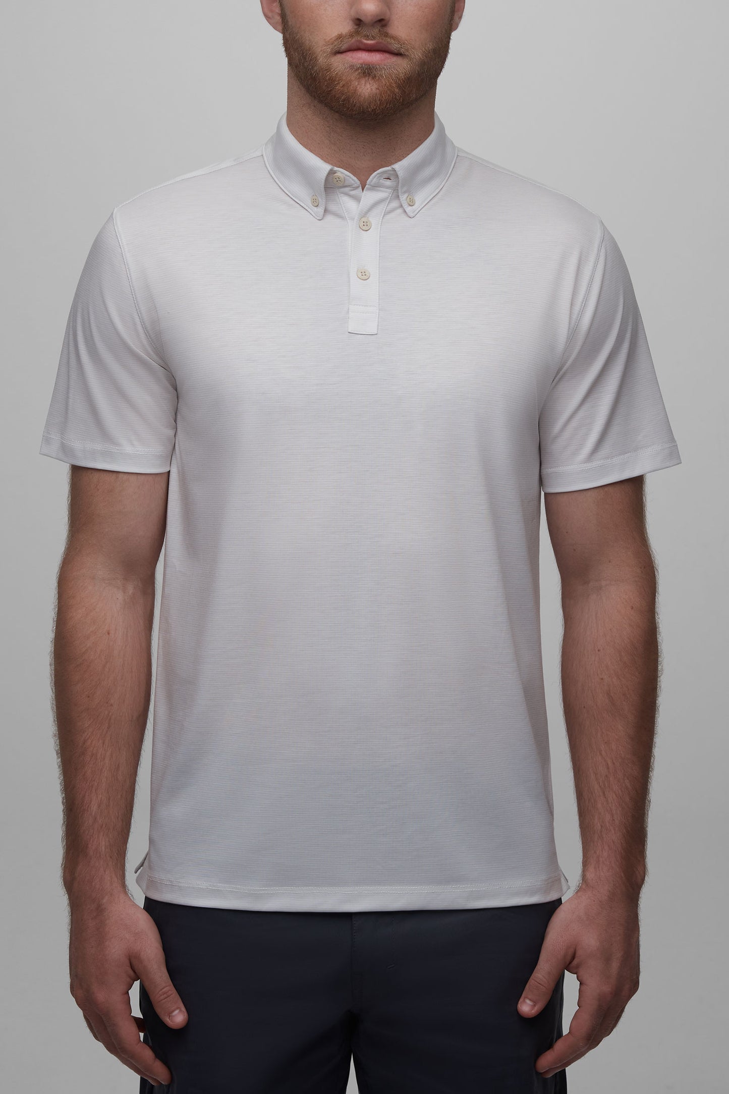 Polo technique en lyocell - Homme && BEIGE