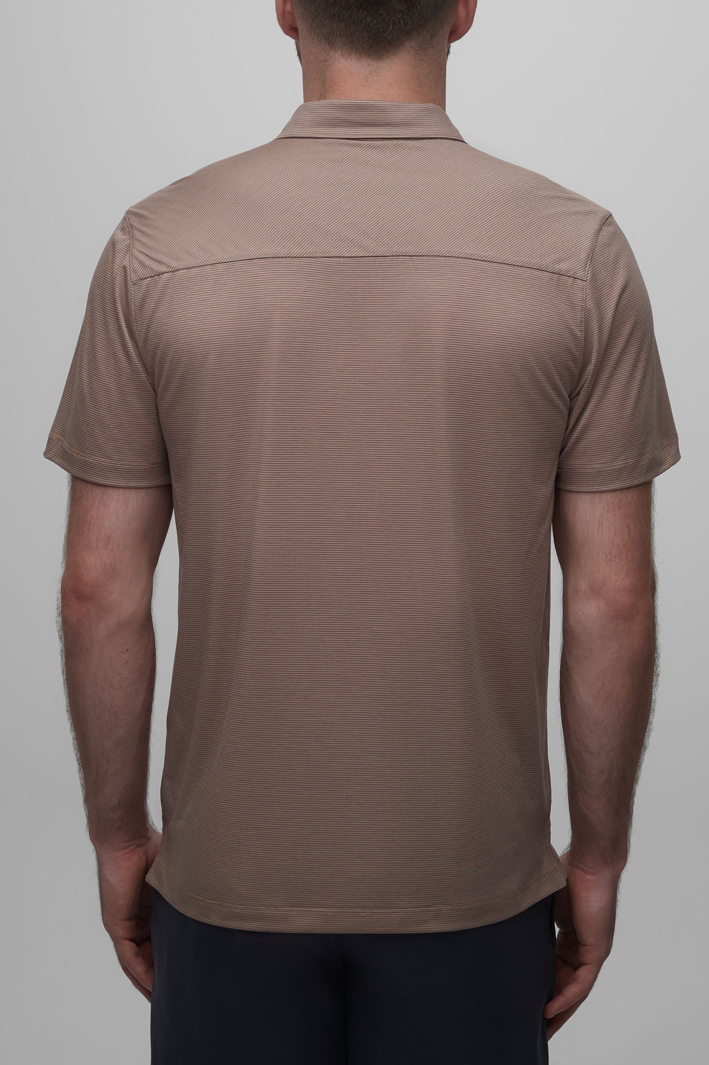 Polo technique en lyocell - Homme && OCRE