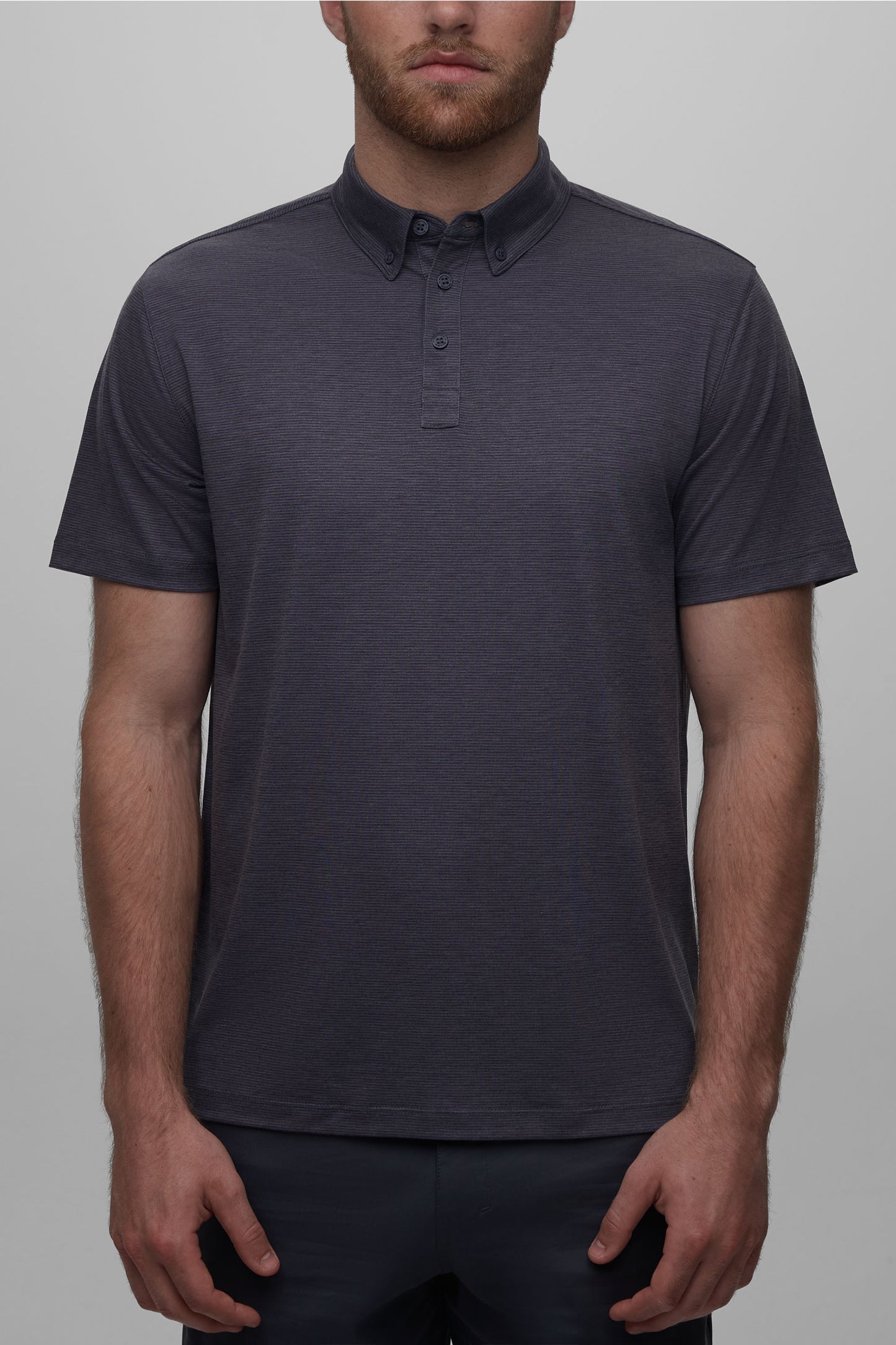 Polo technique en lyocell - Homme && NOIR MIXTE