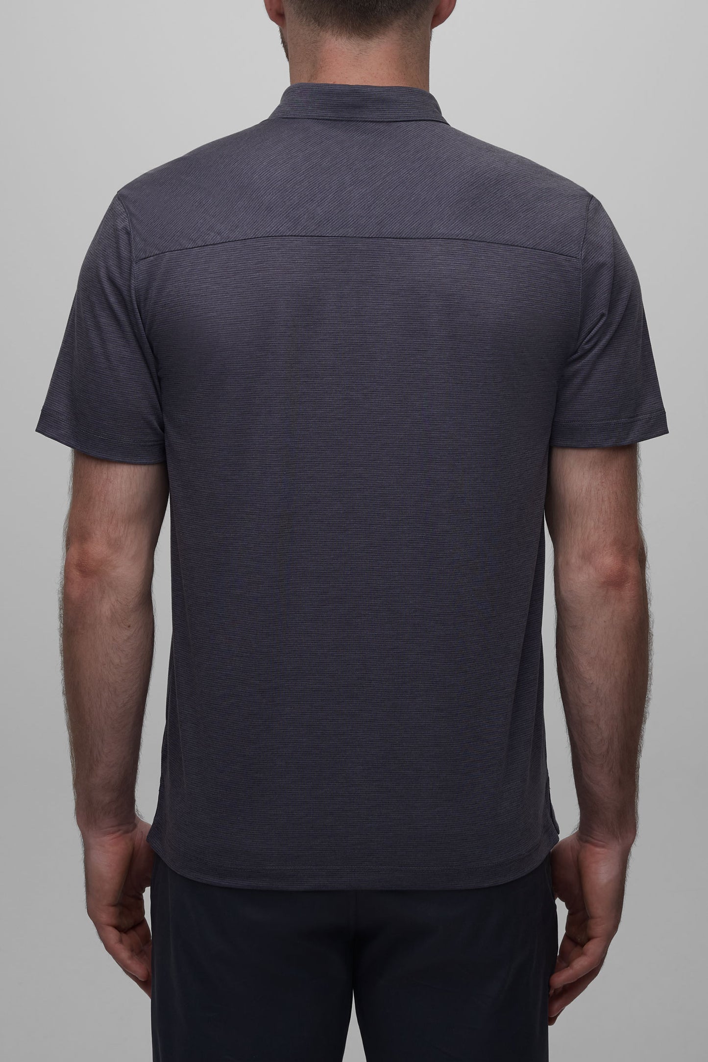 Polo technique en lyocell - Homme && NOIR MIXTE