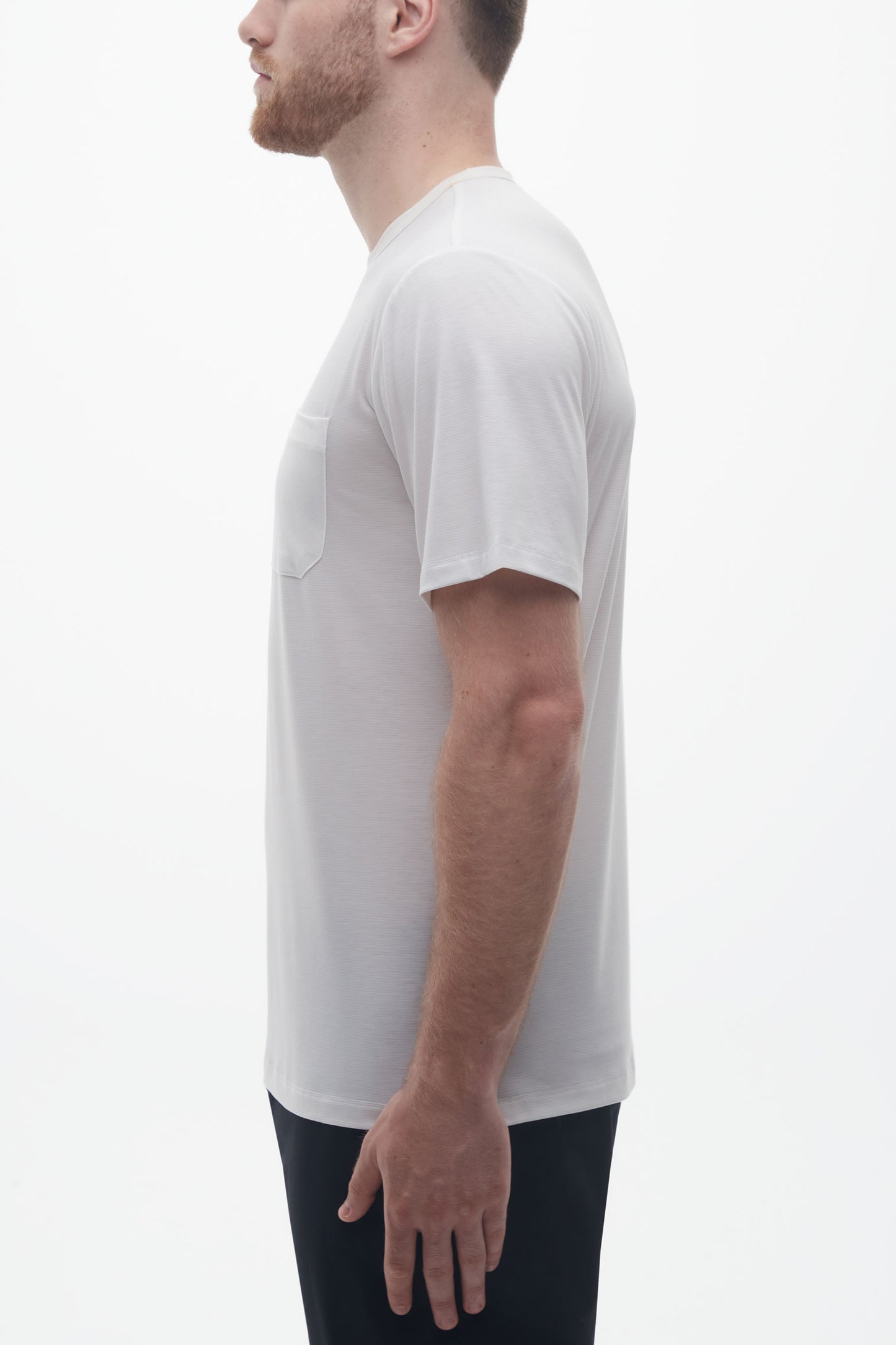 T-shirt respirant en lyocell - Homme && BEIGE