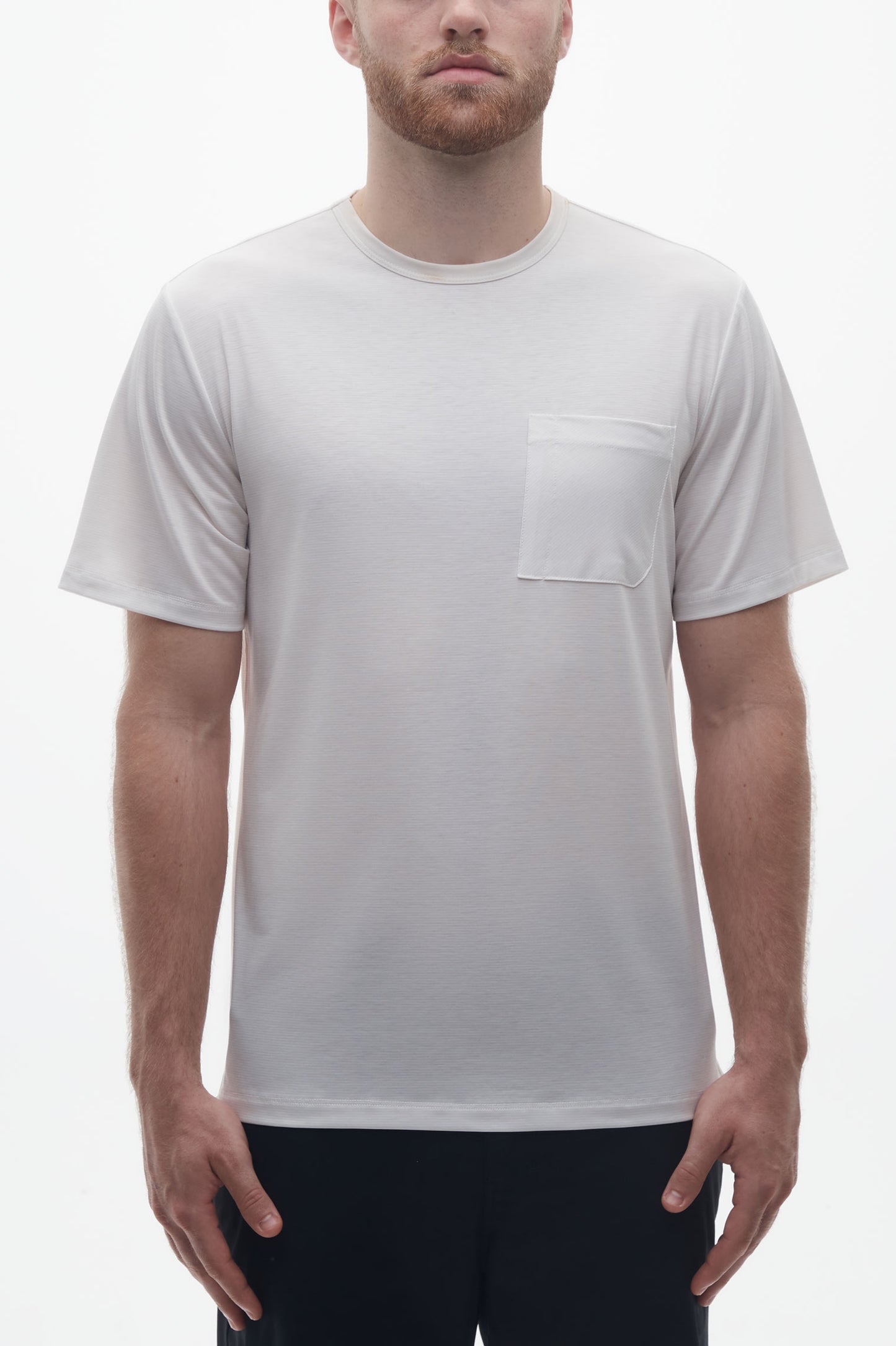T-shirt respirant en lyocell - Homme && BEIGE