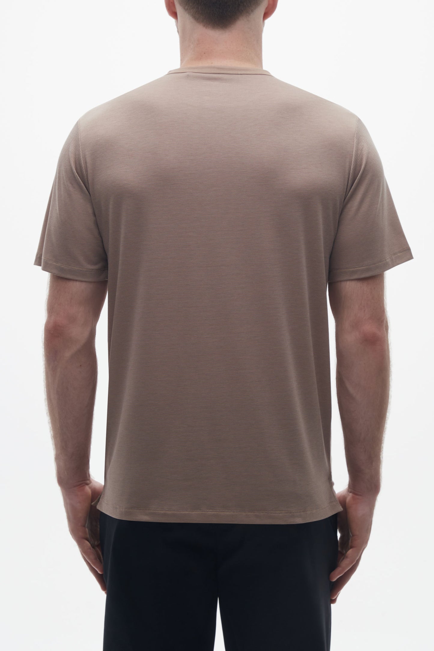 T-shirt respirant en lyocell - Homme && OCRE