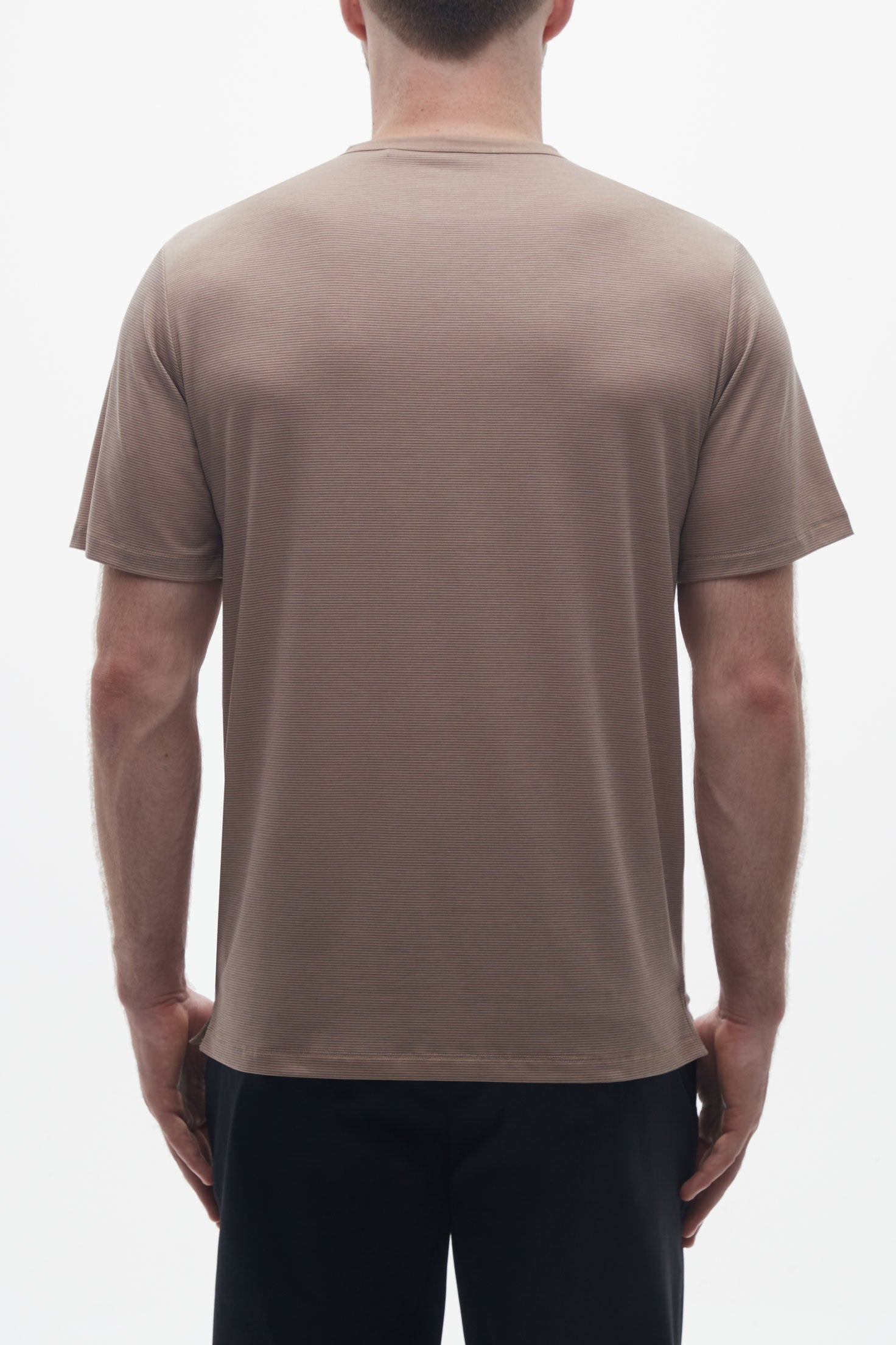 T-shirt respirant en lyocell - Homme && OCRE