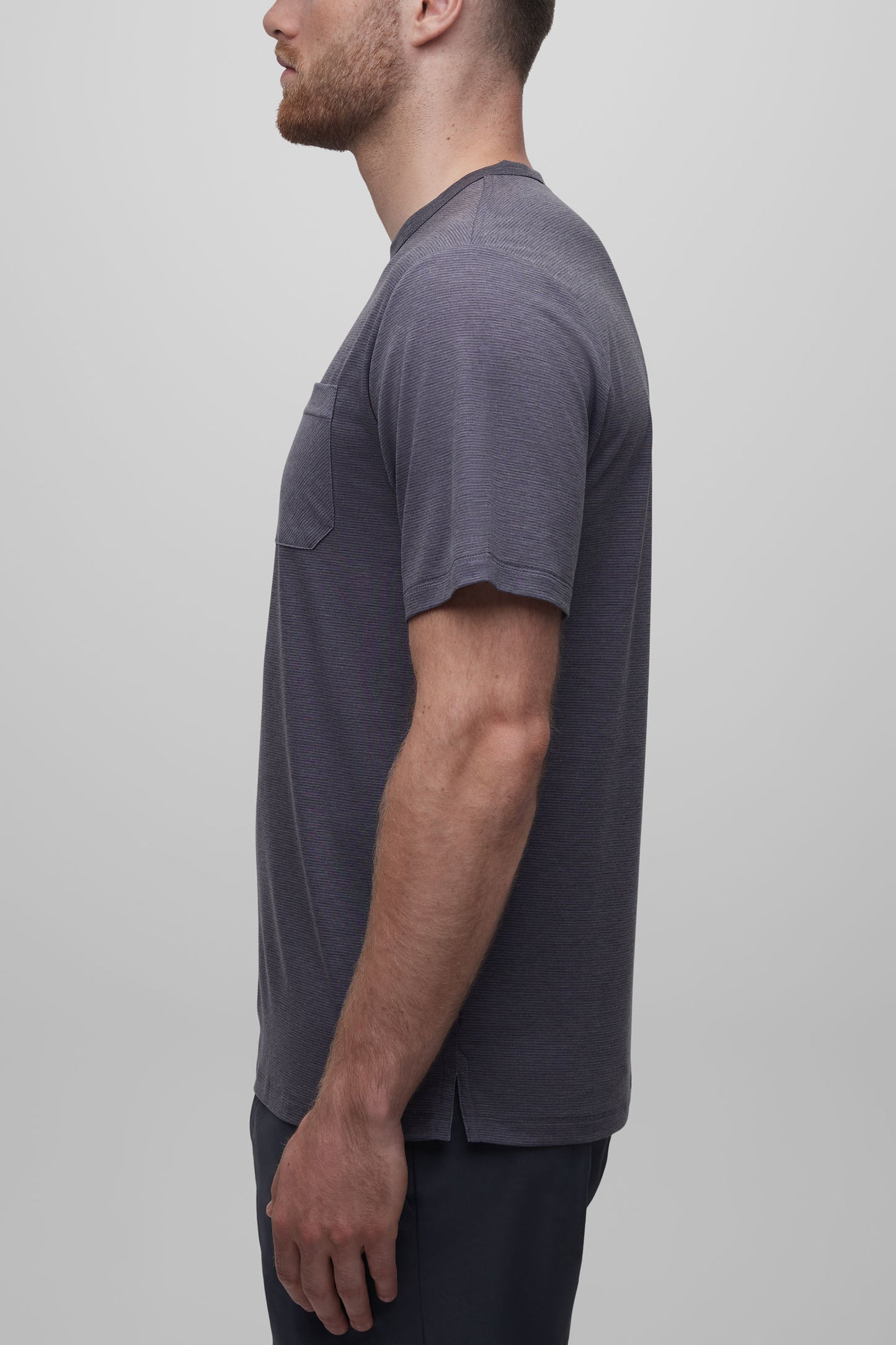 T-shirt respirant en lyocell - Homme && NOIR MIXTE