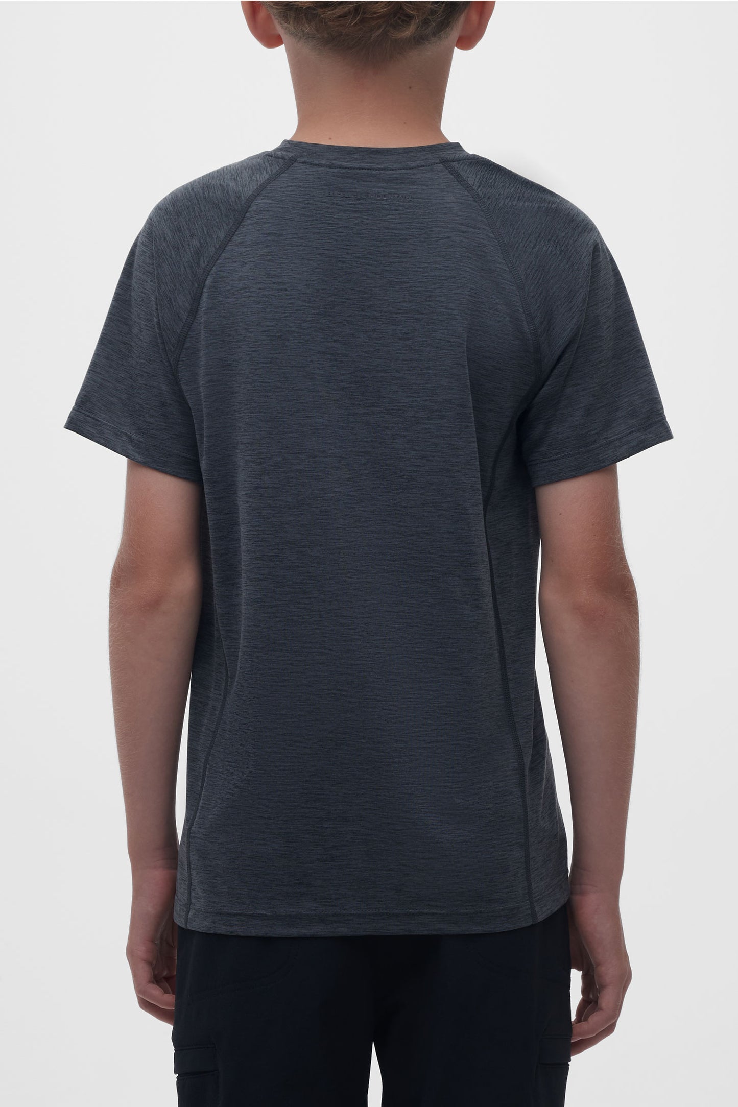 T-shirt col rond sport -Ado garçon && CHARBON MIXTE