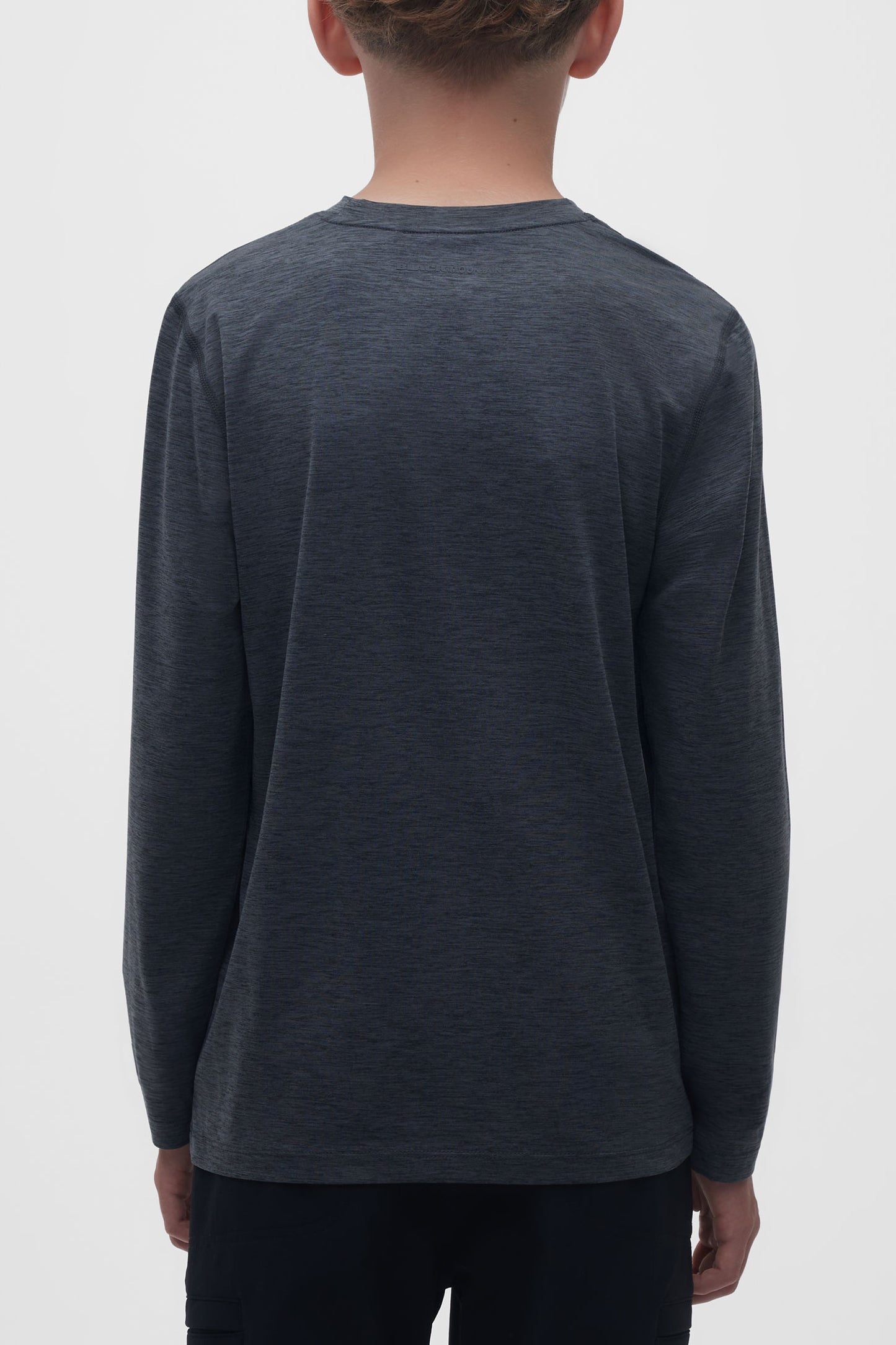 Chandail manches longues sport - Ado garçon && CHARBON MIXTE