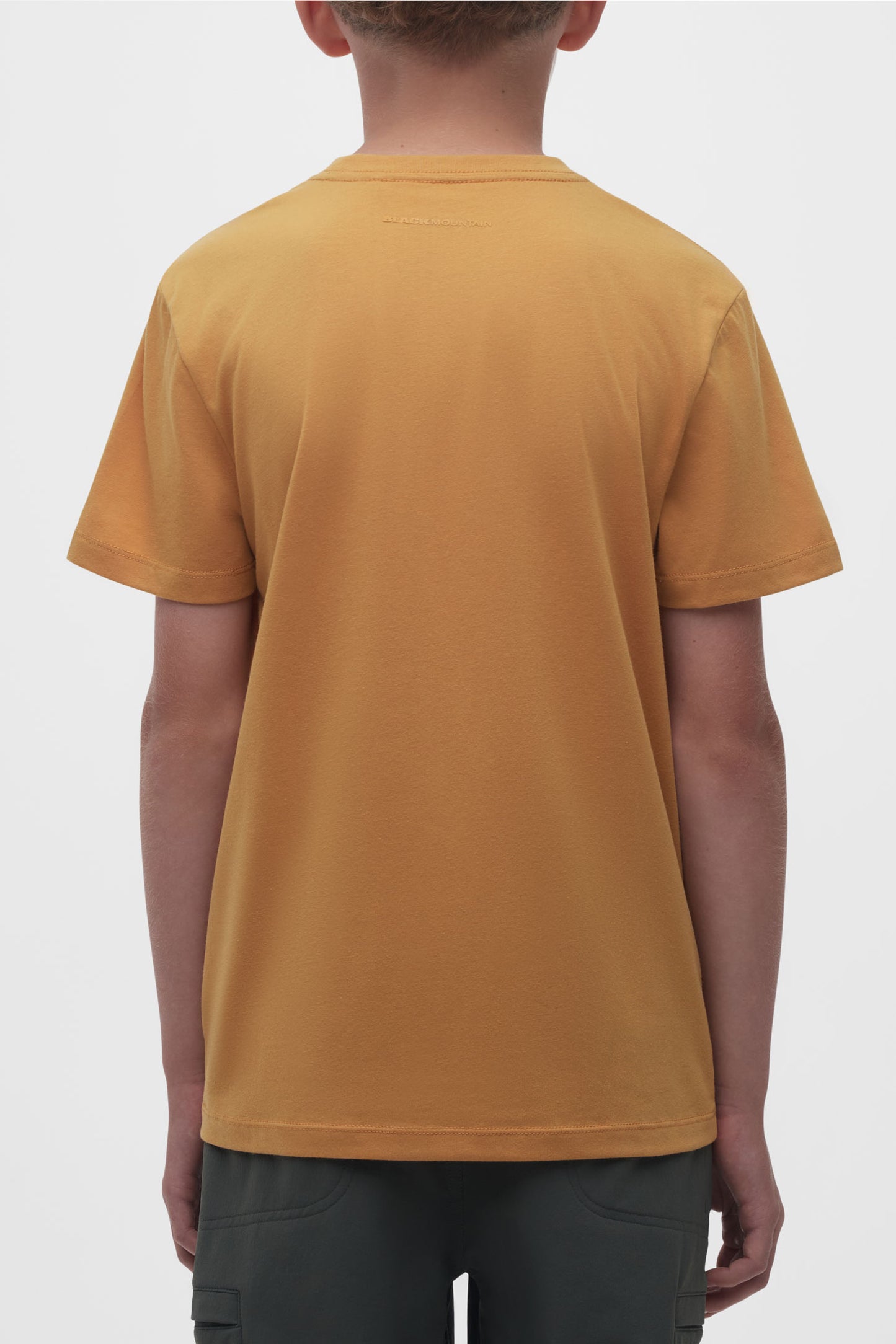 T-shirt col rond organique - Ado garçon && OCRE