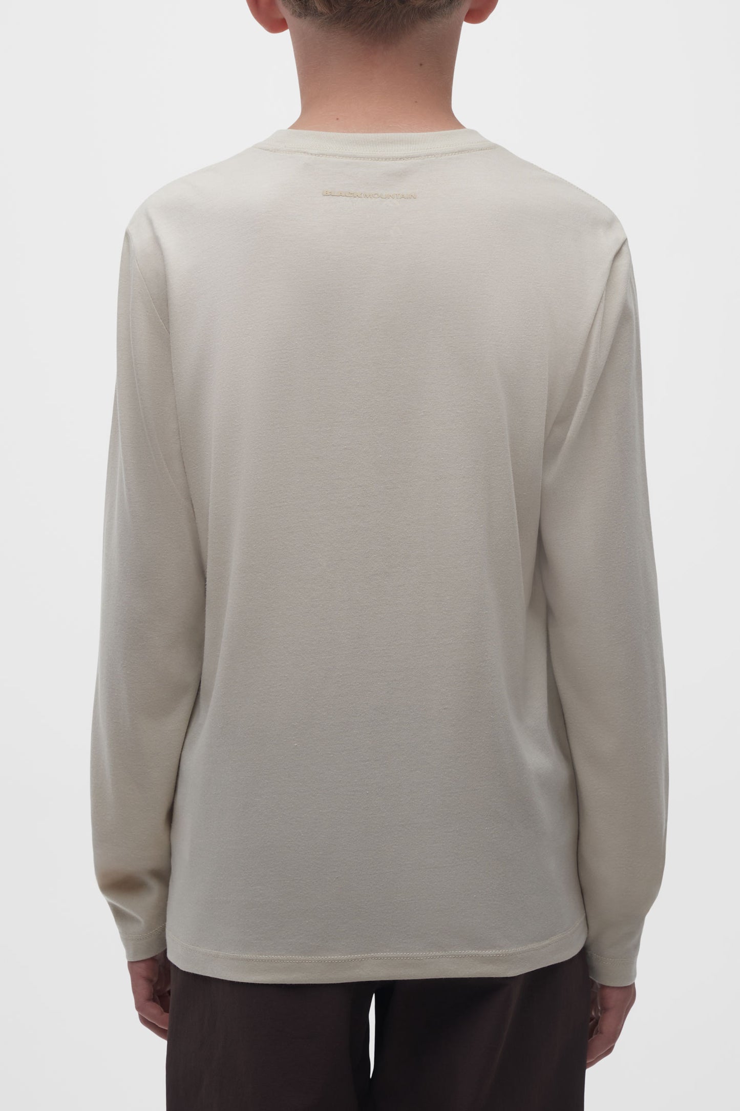 Chandail manches longues organique - Ado garçon && BEIGE