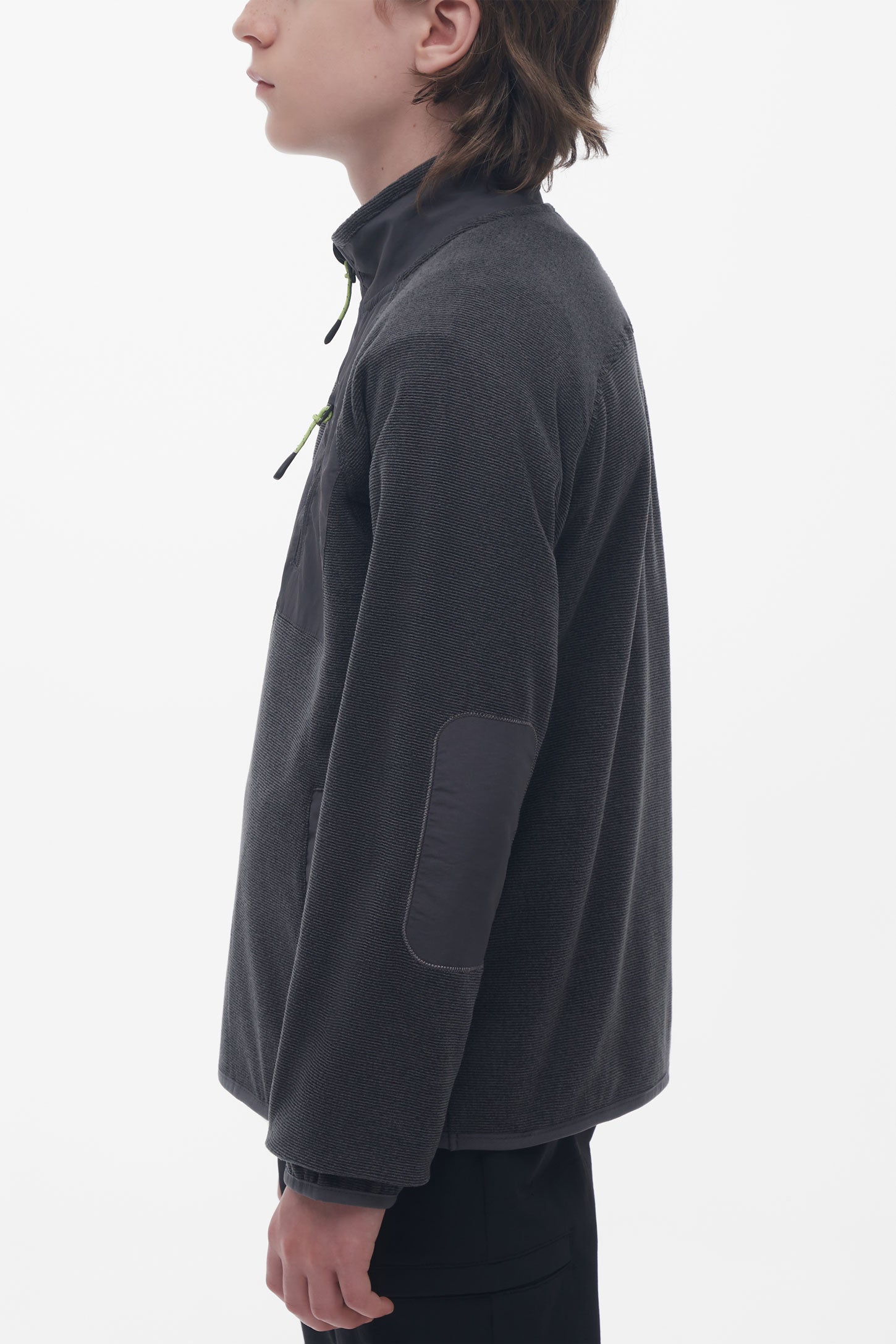 Veste col montant – Ado garçon && CHARBON/MULTI