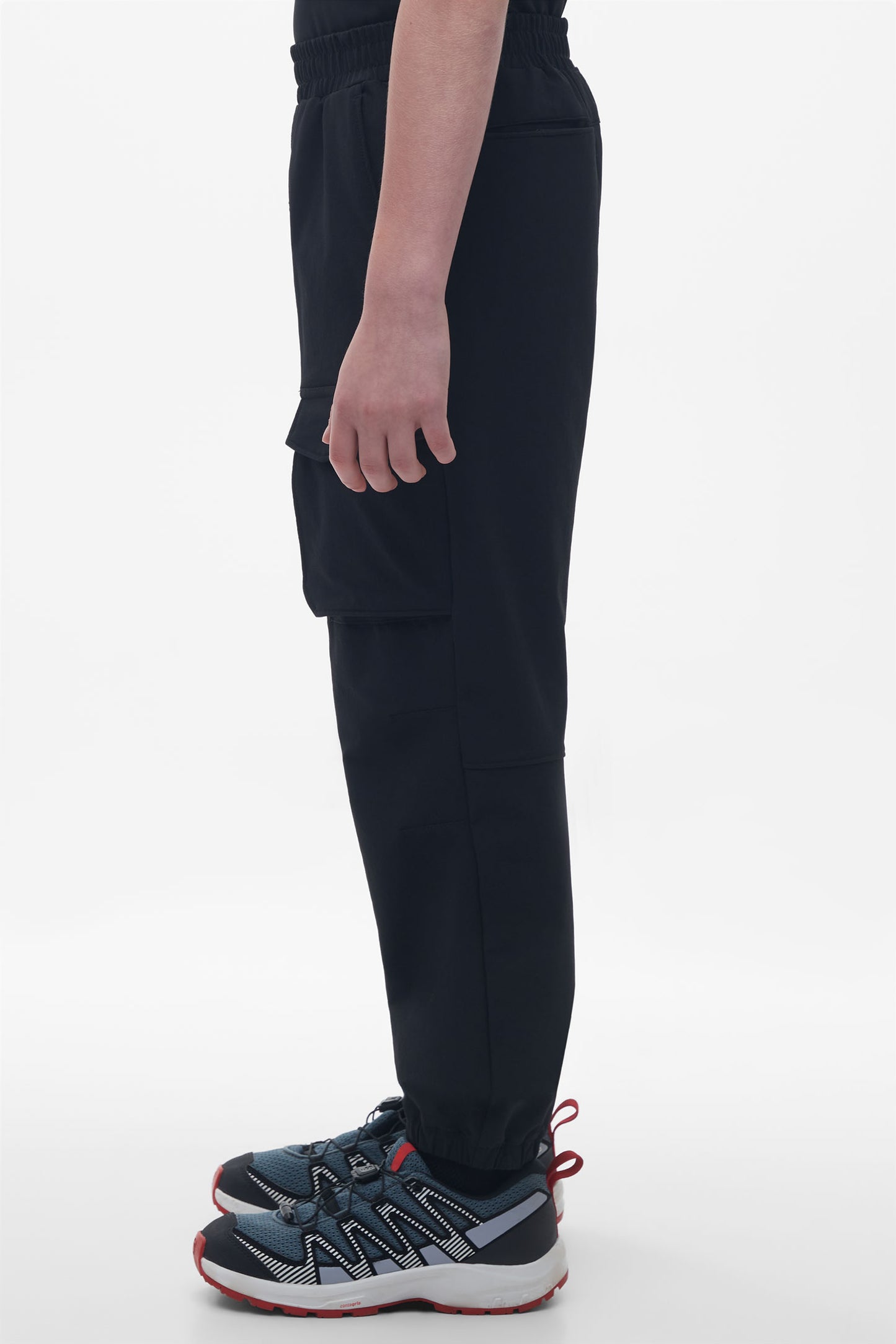 Pantalon technique cargo - Ado garçon && NOIR