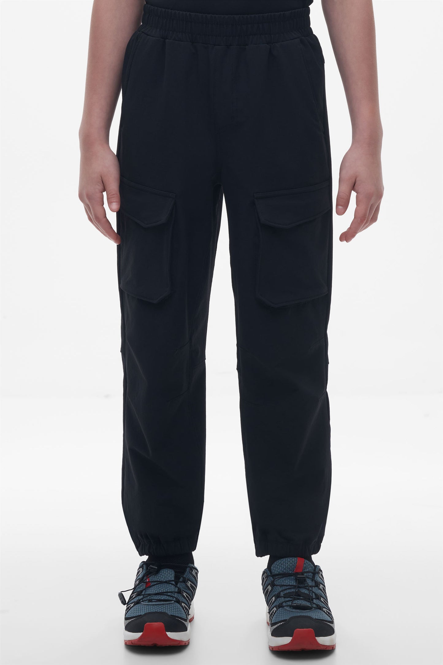 Pantalon technique cargo - Ado garçon && NOIR