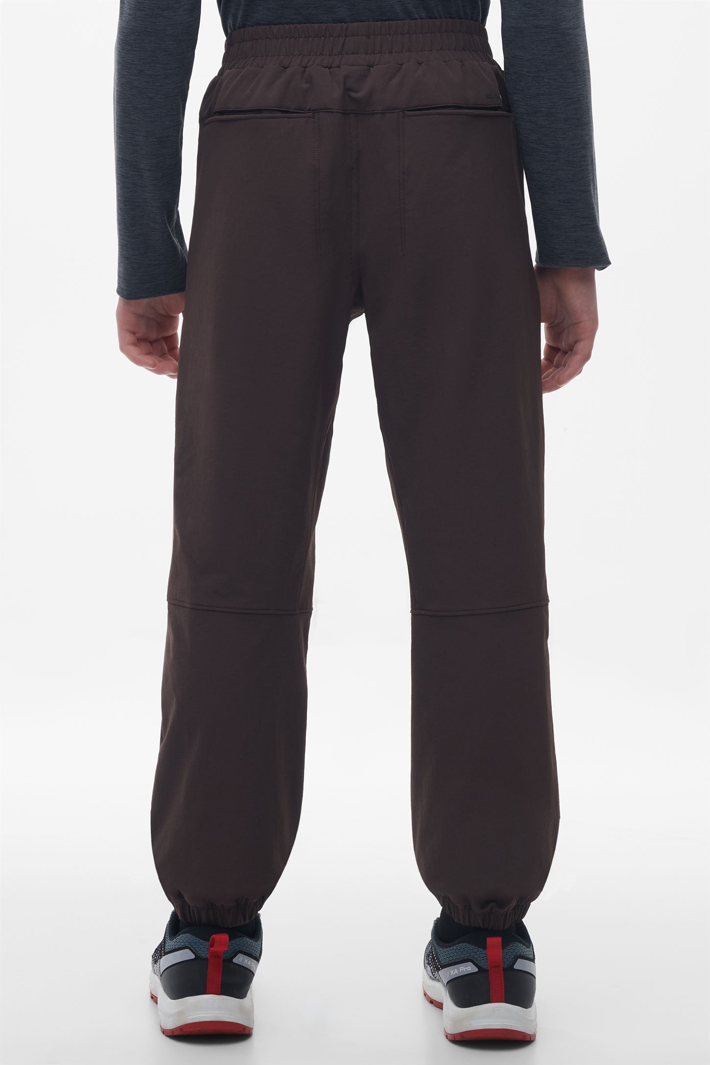 Pantalon technique cargo - Ado garçon && BRUN FONCE