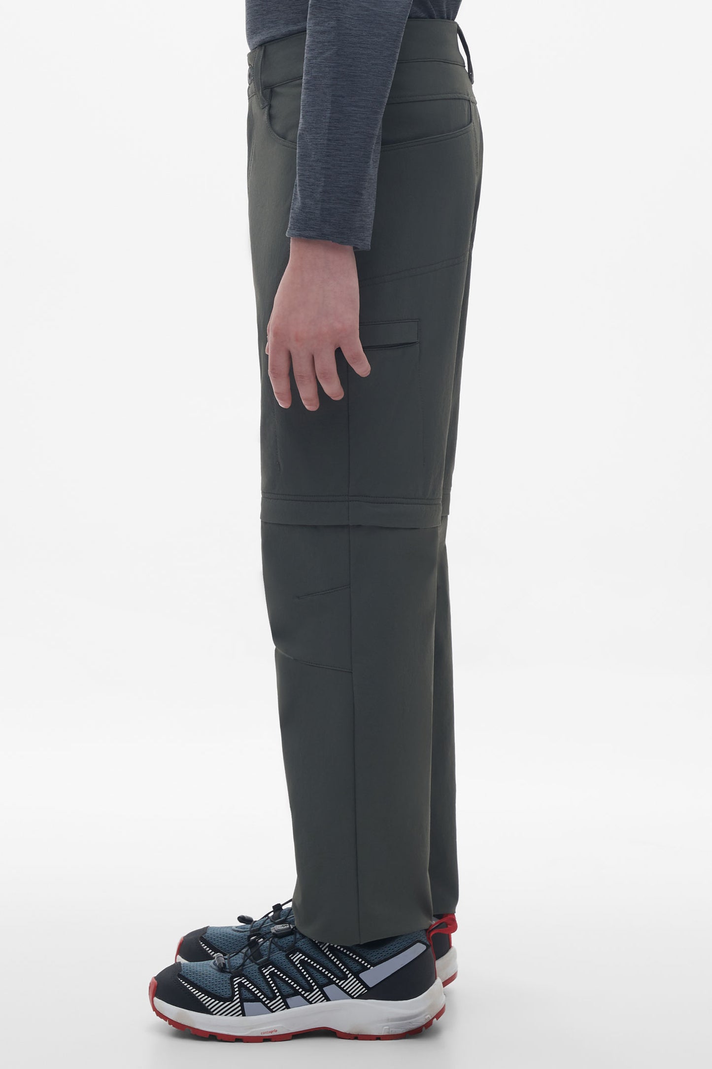 Pantalon technique convertible en short - Ado garçon && KAKI