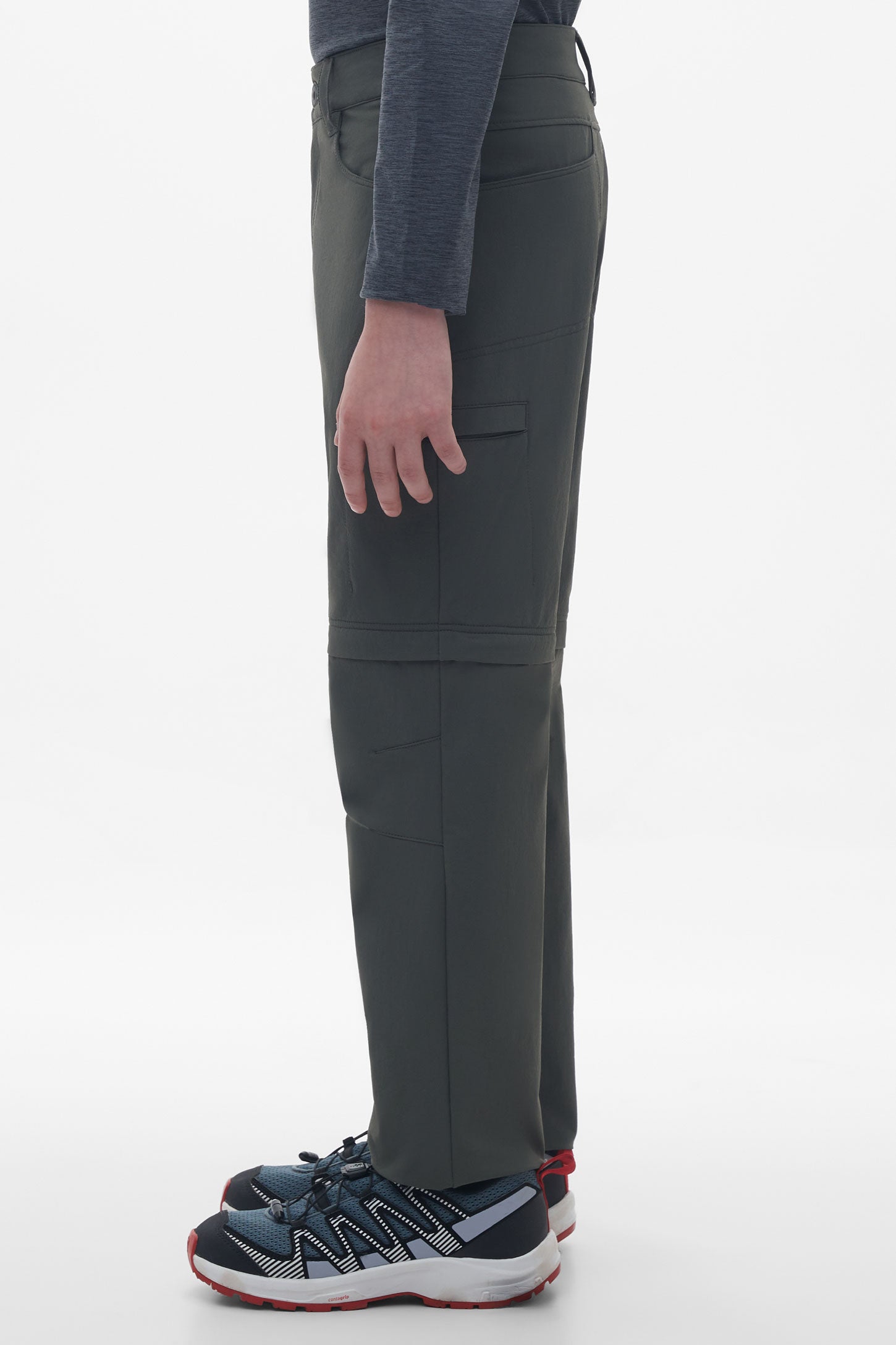 Pantalon technique convertible en short - Ado garçon && KAKI