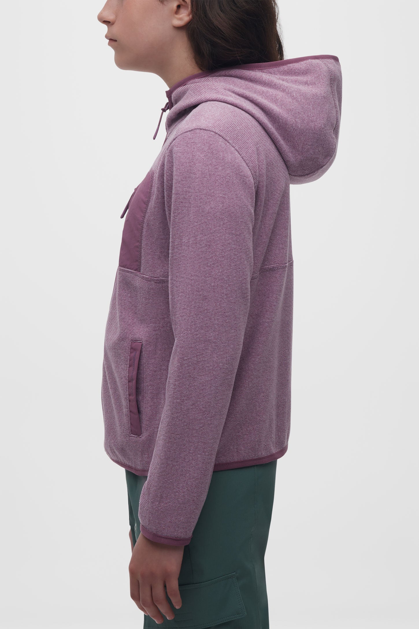 Veste conservant la chaleur corporelle - Ado fille && MAUVE/MULTI