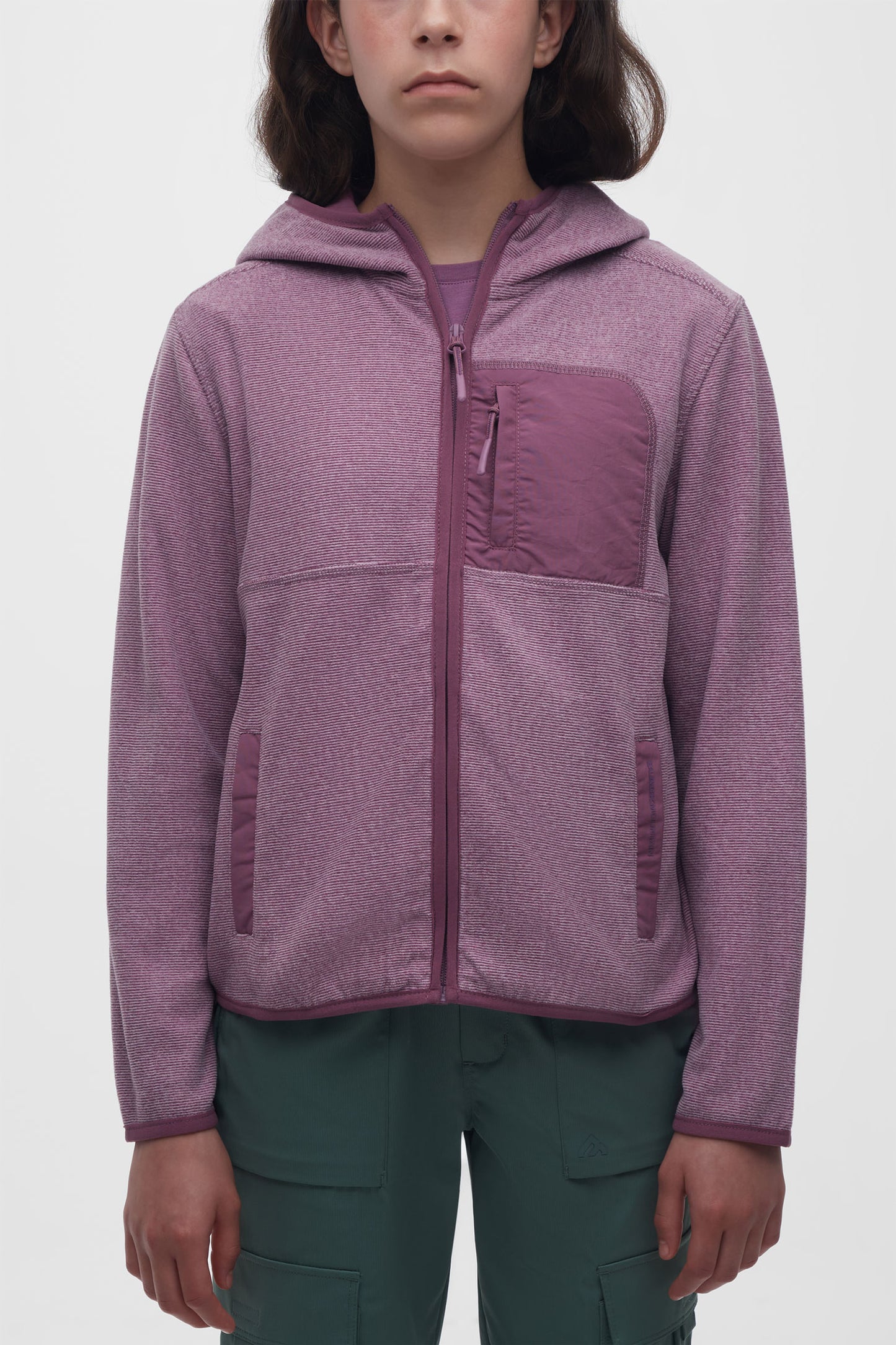 Veste conservant la chaleur corporelle - Ado fille && MAUVE/MULTI