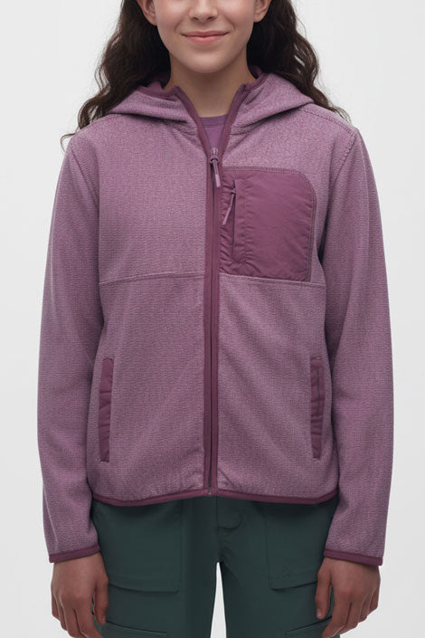 Veste conservant la chaleur corporelle - Ado fille && MAUVE/MULTI