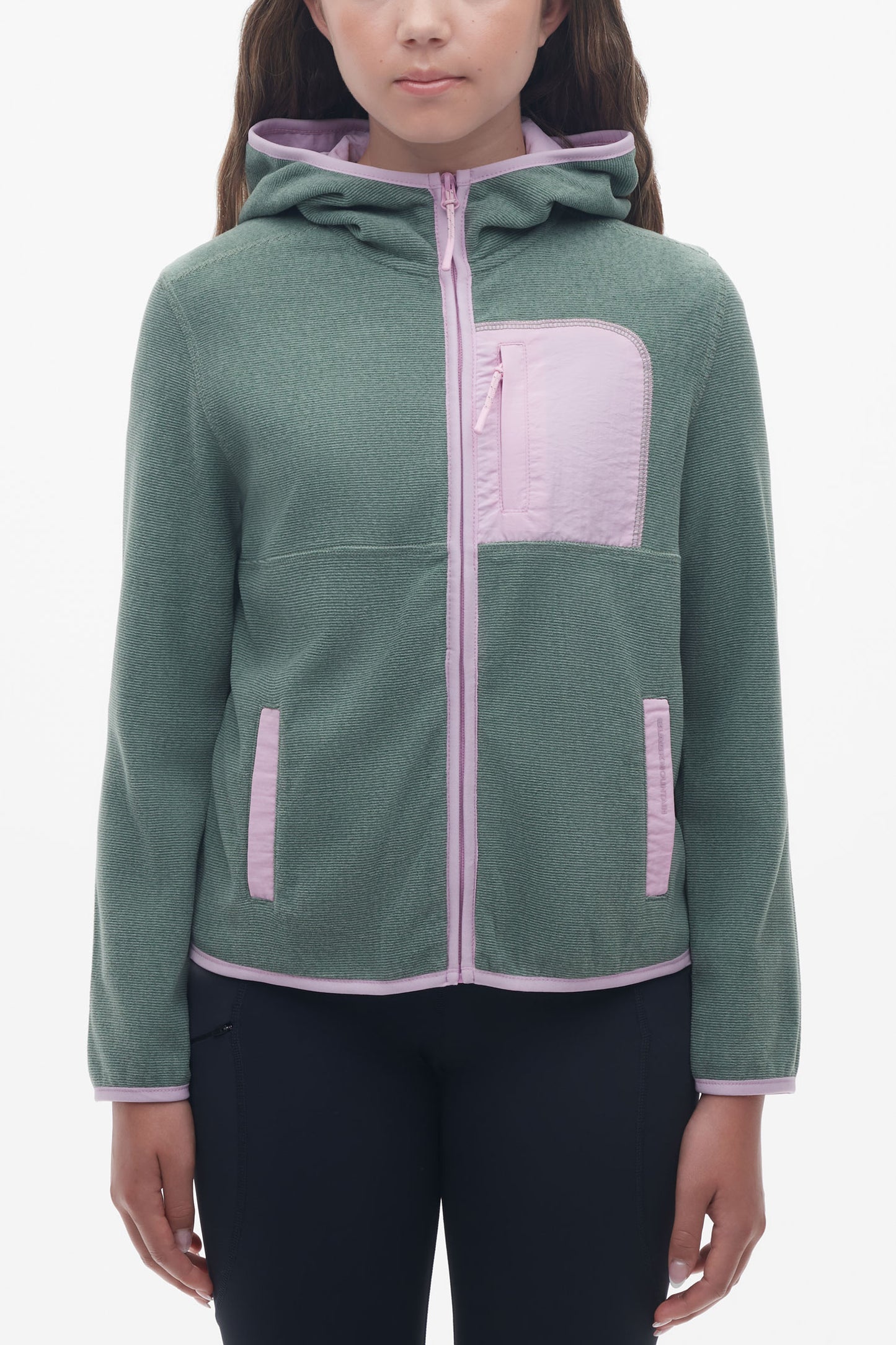 Veste conservant la chaleur corporelle - Ado fille && VERT/MULTI