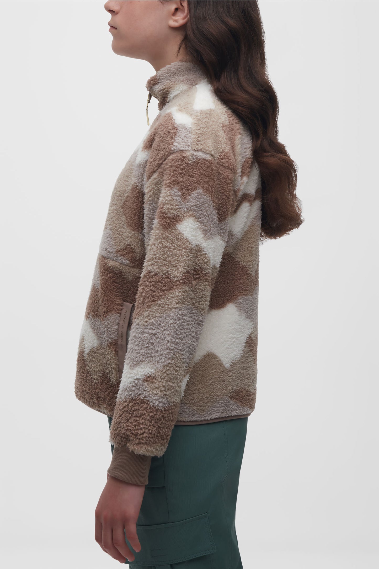 Chandail en sherpa - Ado fille && BRONZÉ
