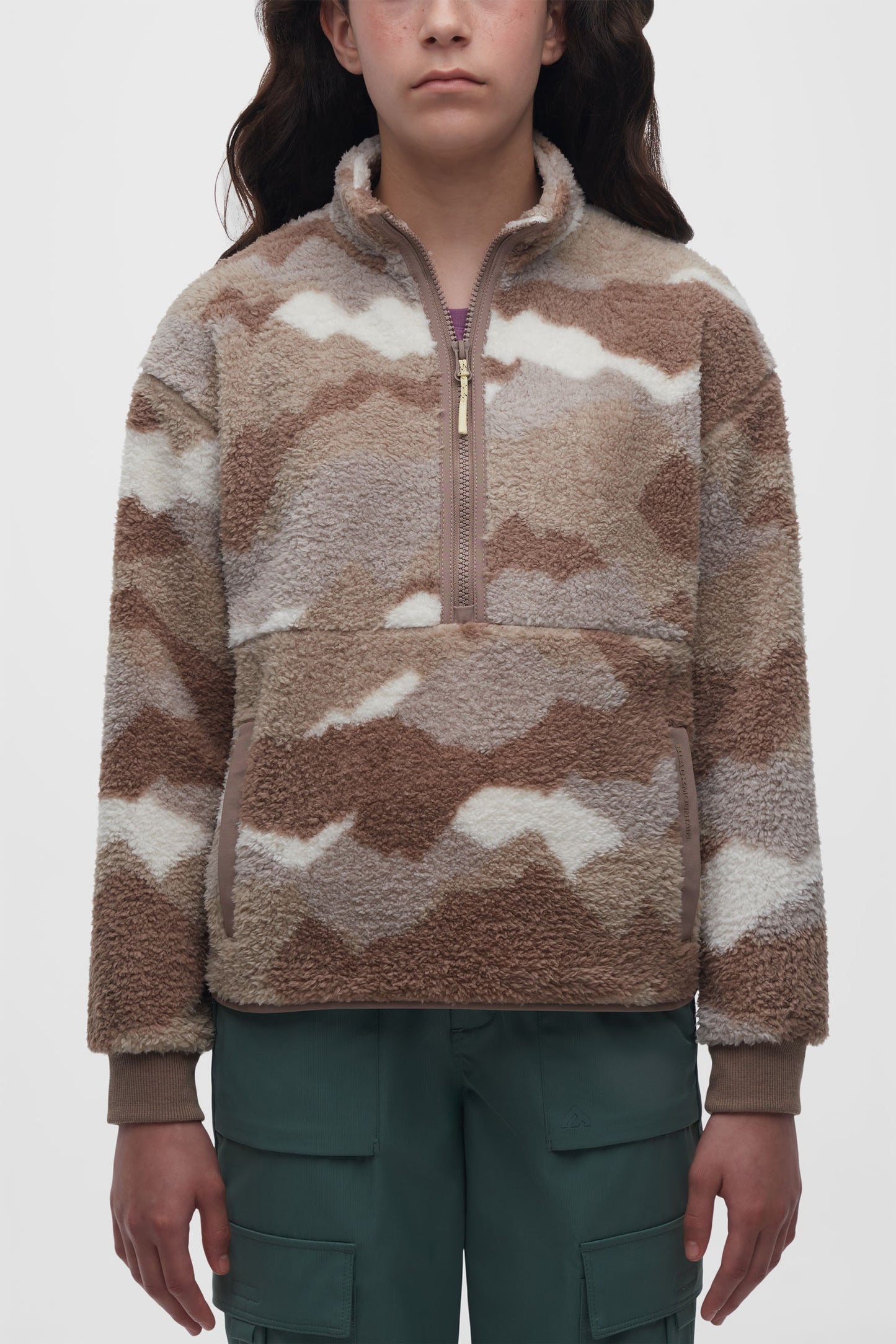 Chandail en sherpa - Ado fille && BRONZÉ