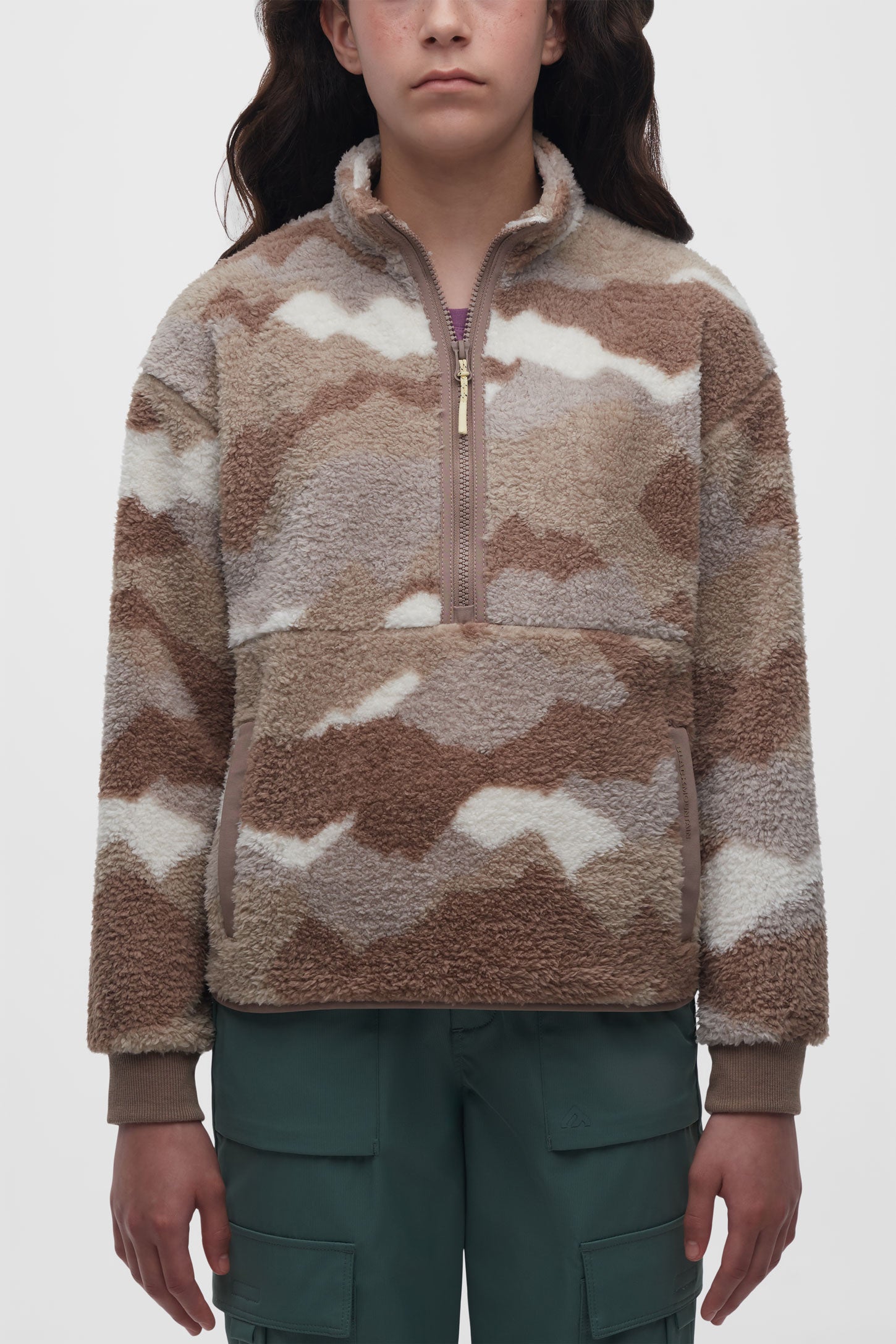 Chandail en sherpa - Ado fille && BRONZÉ