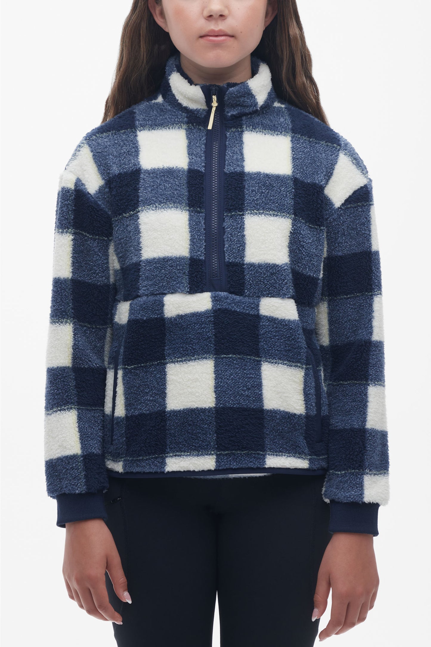 Chandail en sherpa - Ado fille && BLANC CASSÉ/MULTI