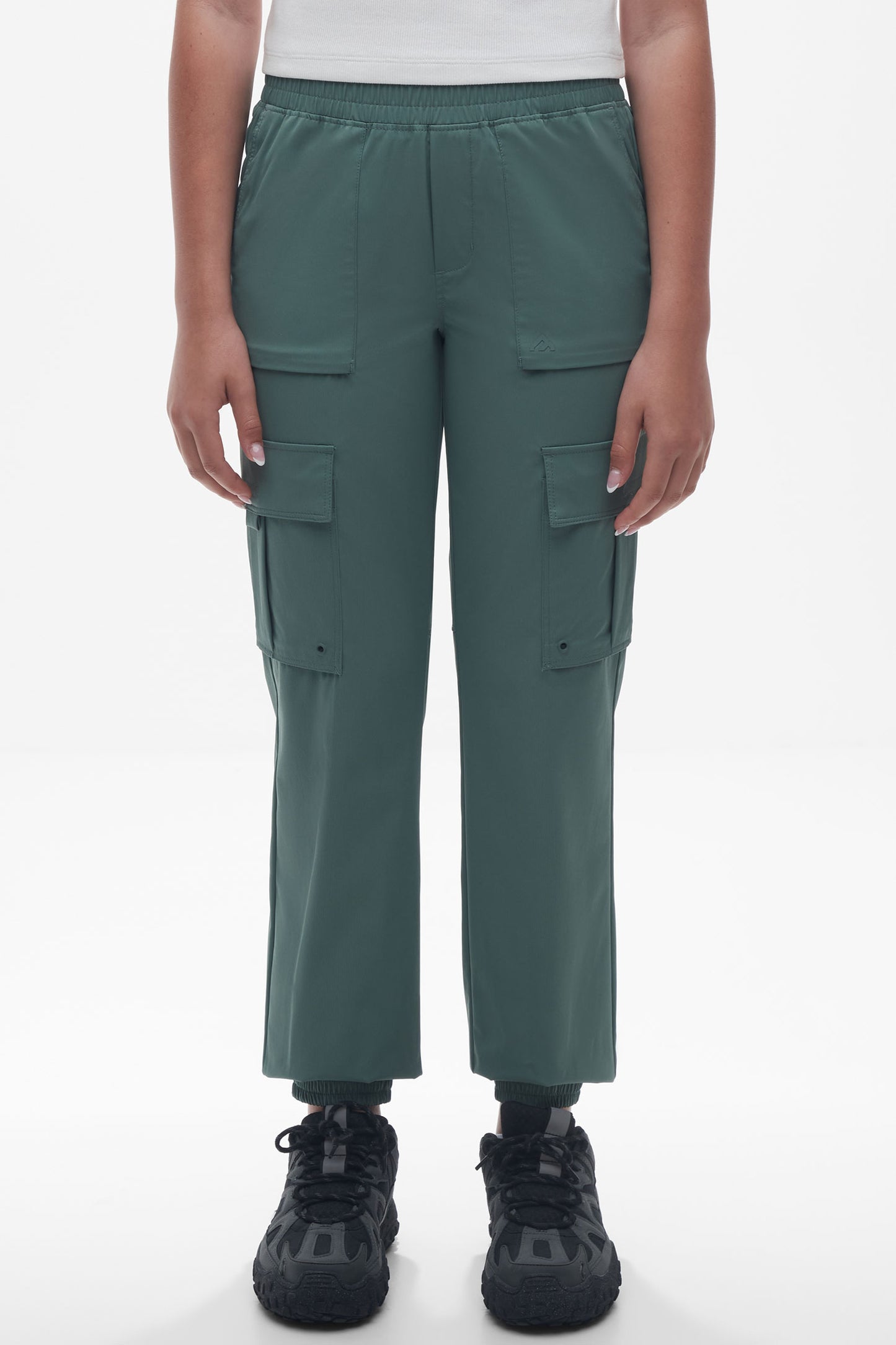 Pantalon cargo séchage rapide - Ado fille && VERT
