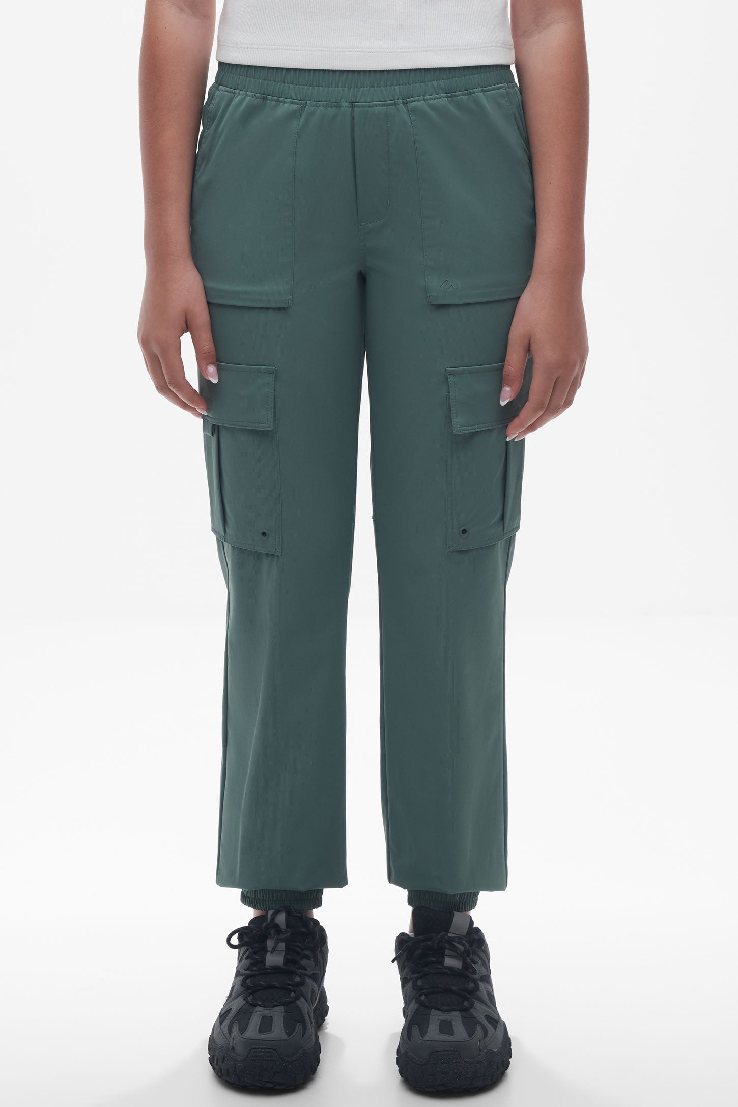 Pantalon cargo séchage rapide - Ado fille && VERT