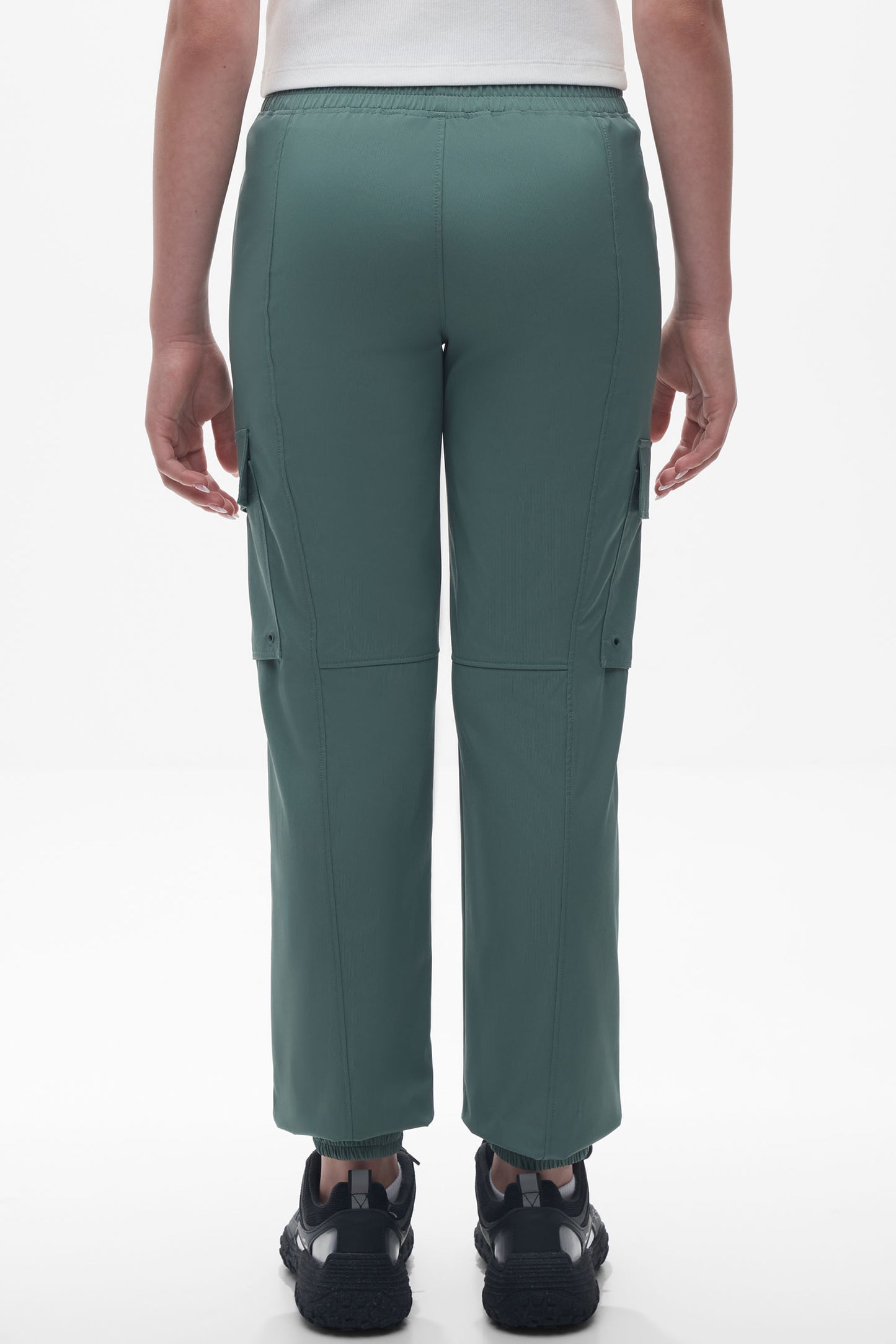 Pantalon cargo séchage rapide - Ado fille && VERT