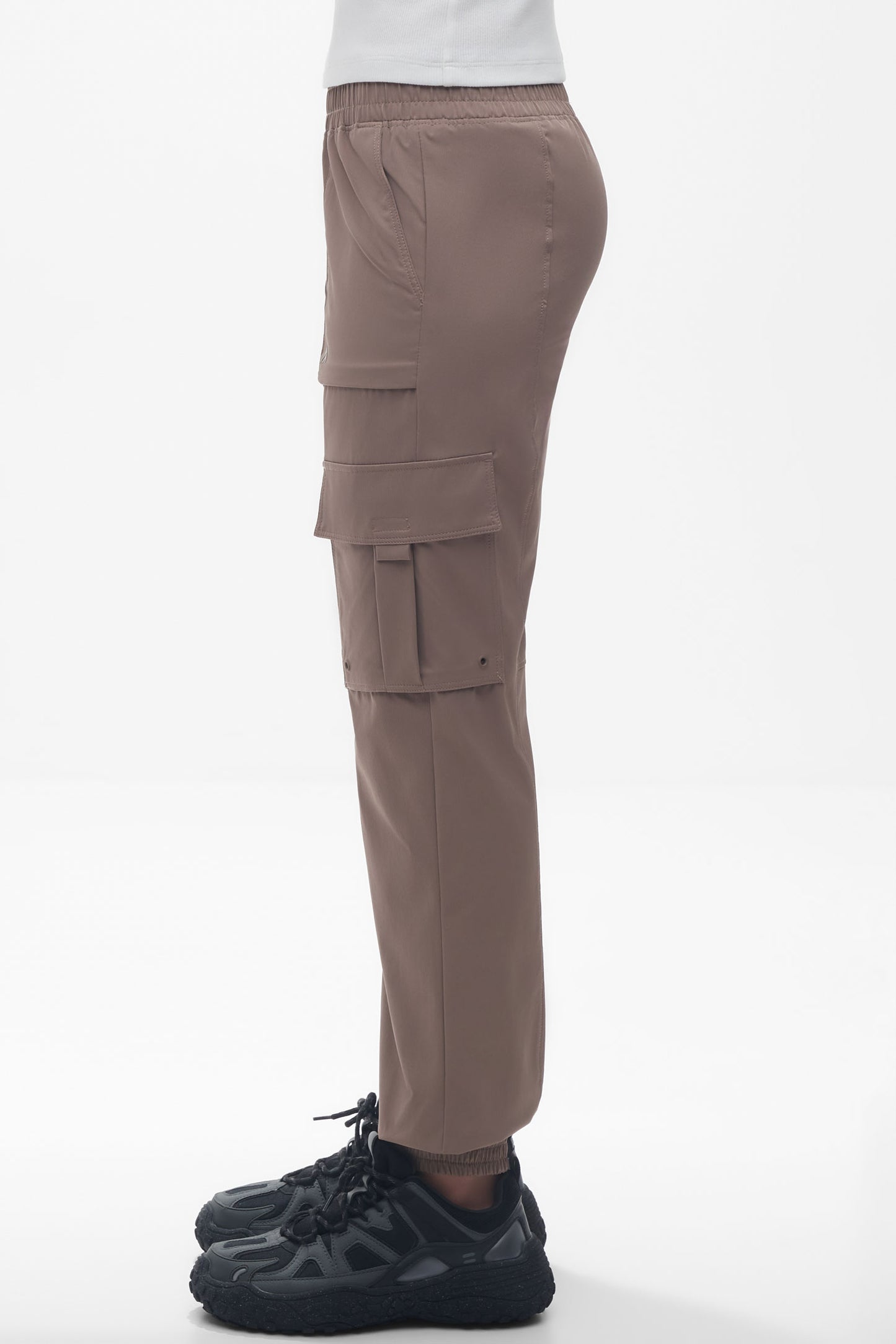Pantalon cargo séchage rapide - Ado fille && TAUPE