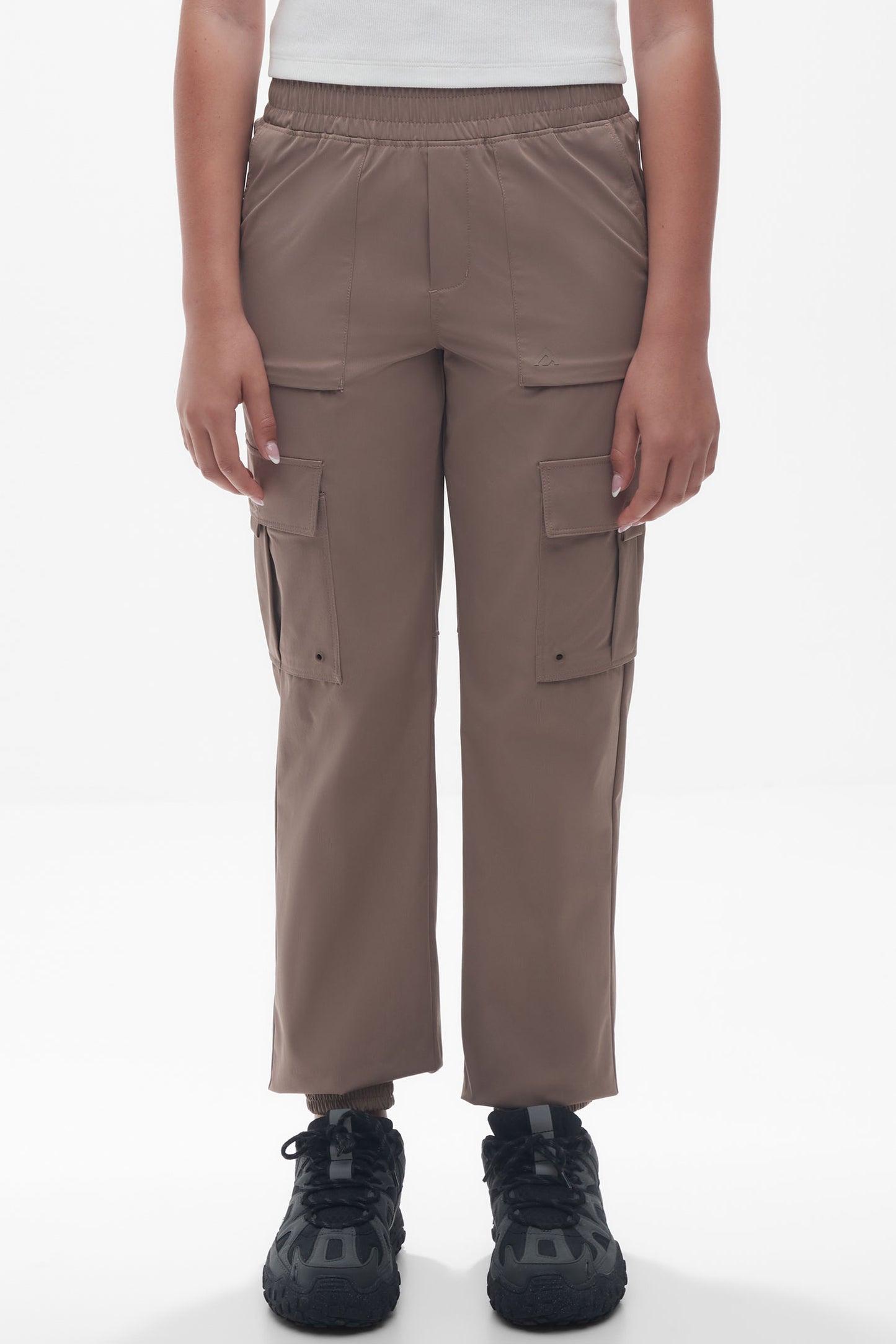 Pantalon cargo séchage rapide - Ado fille && TAUPE