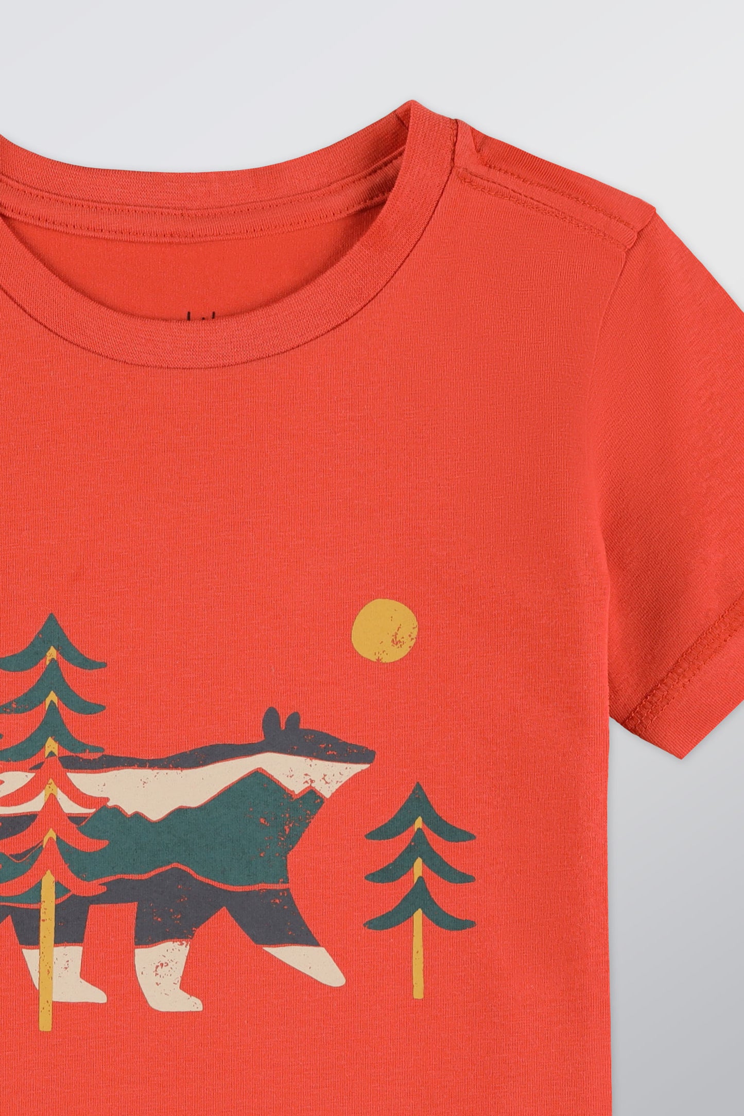 T-shirt en coton léger - Enfant garçon && ROUGE
