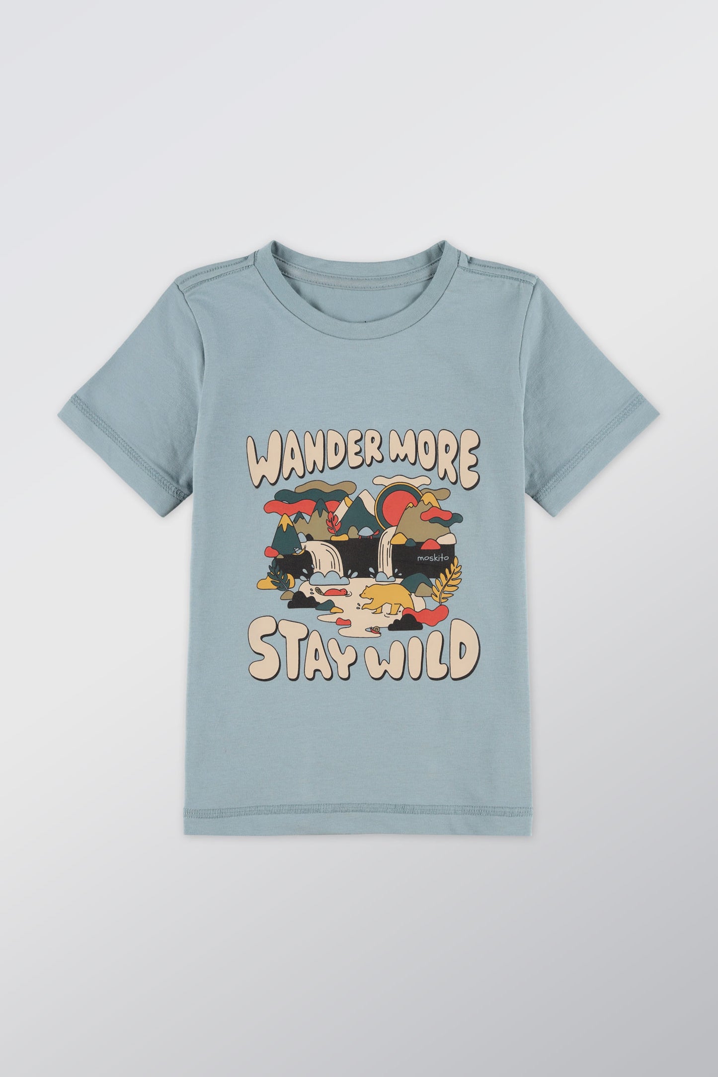 T-shirt en coton léger - Enfant garçon && BLEU