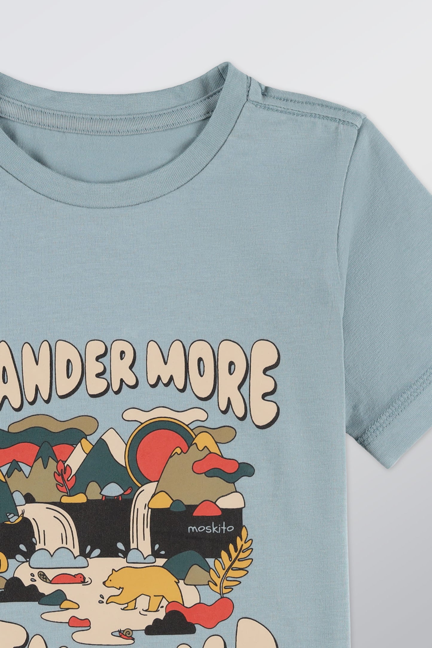 T-shirt en coton léger - Enfant garçon && BLEU