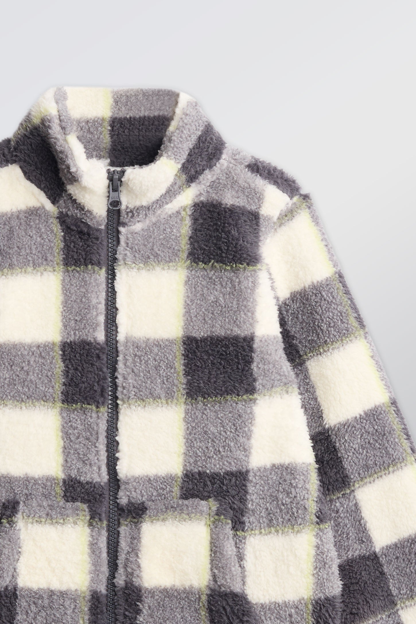 Veste ultradouce en sherpa - Enfant garçon && BEIGE/MULTI