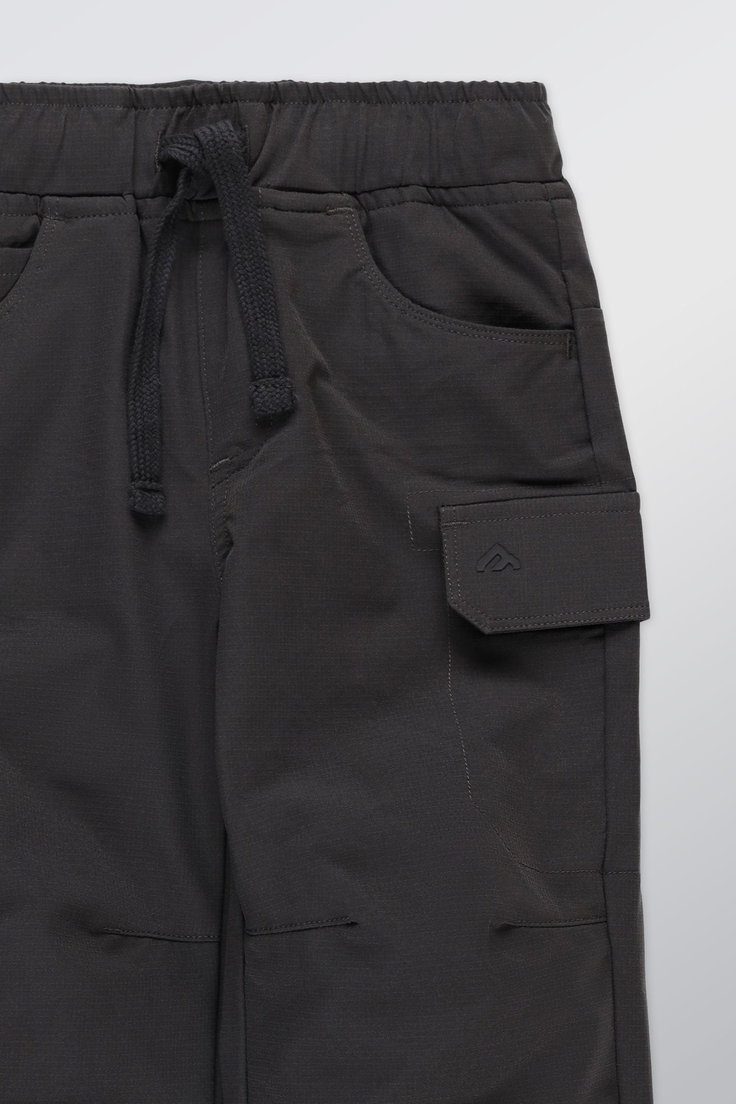Pantalon jogger extensible - Enfant garçon && CHARBON