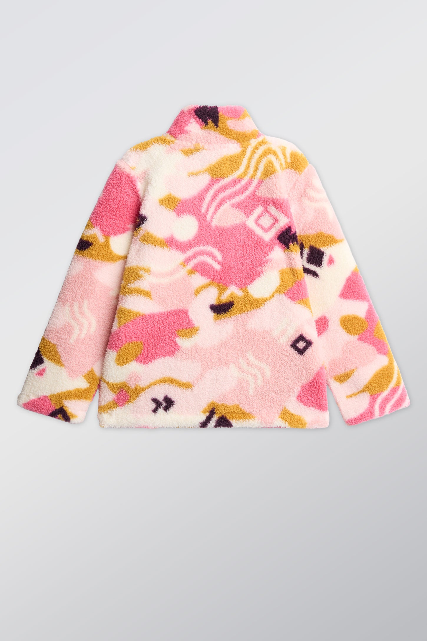 Veste ultradouce en sherpa - Enfant fille && ROSE MULTI