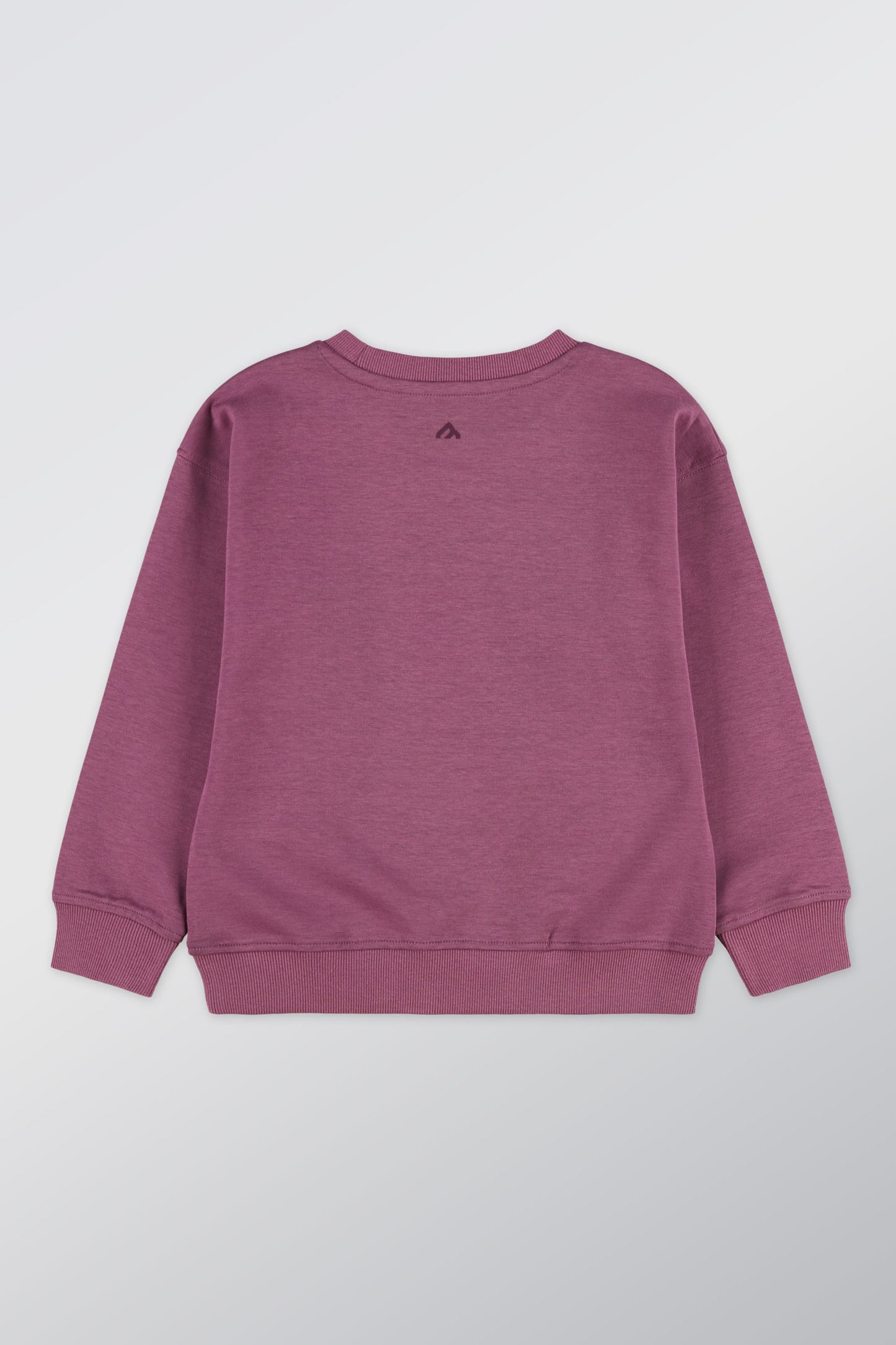 Chandail ouaté respirant en coton - Enfant fille && MAUVE FONCE