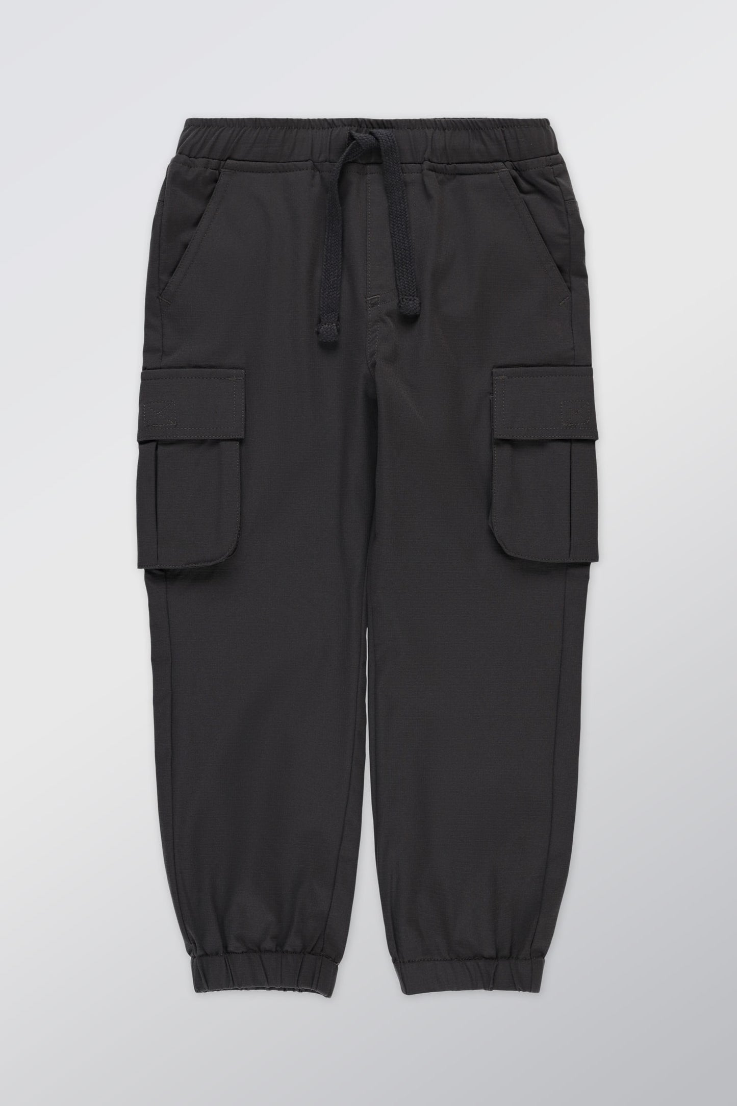 Pantalon cargo polyvalent - Enfant fille && CHARBON