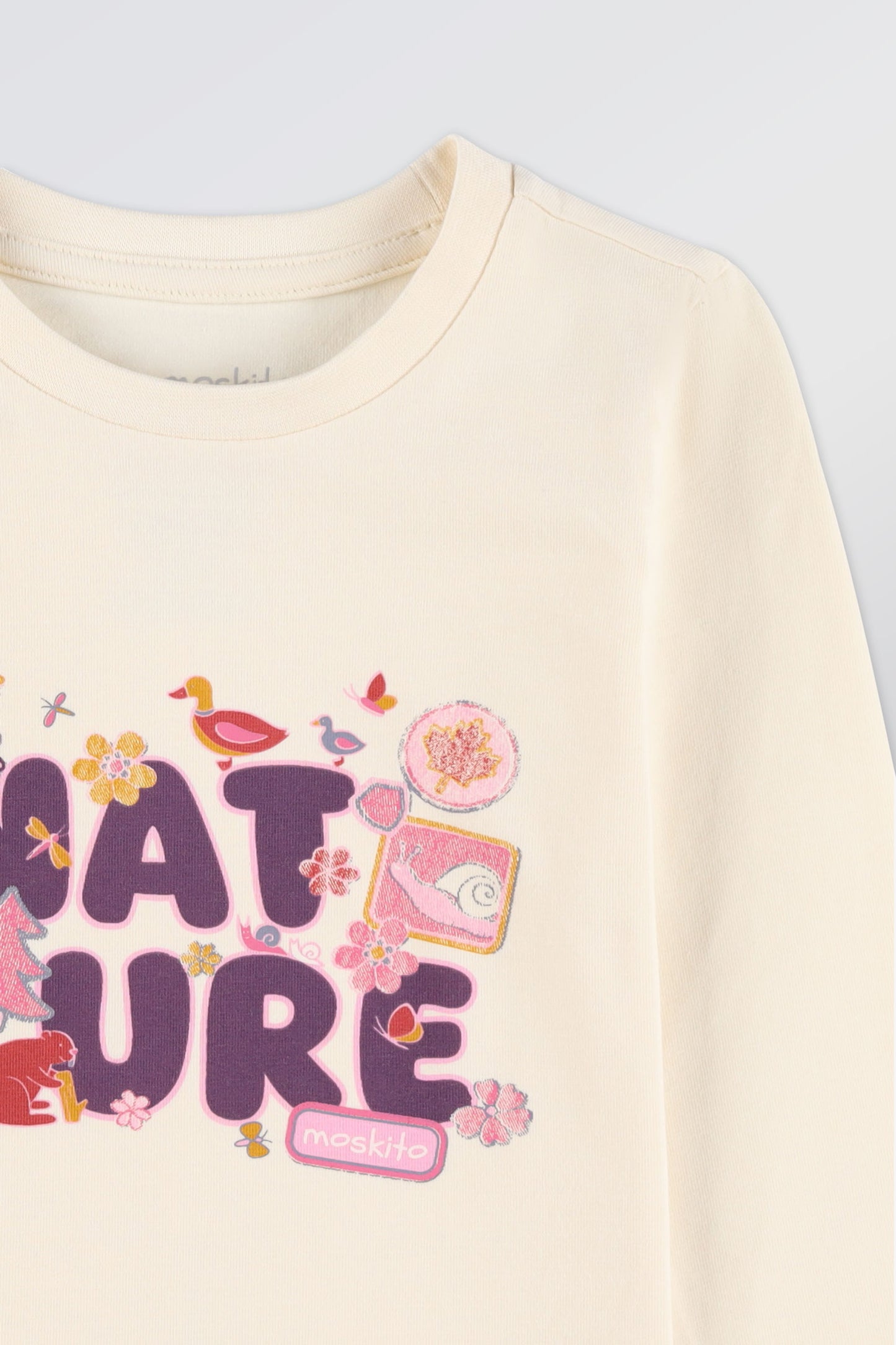 T-shirt respirant en coton - Bébé fille && BEIGE
