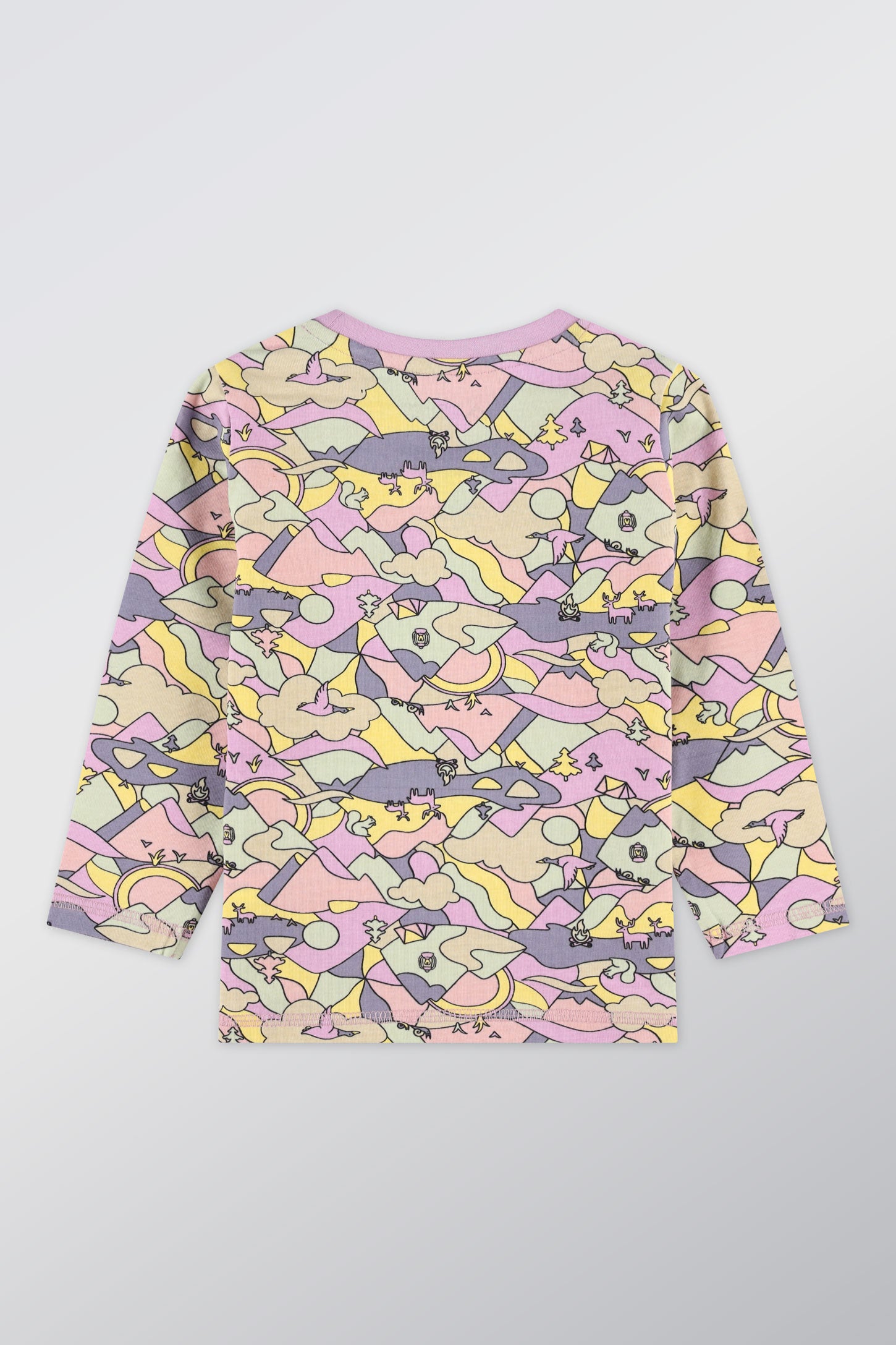 T-shirt respirant en coton, 2T-3T - Bébé fille && MAUVE/MULTI