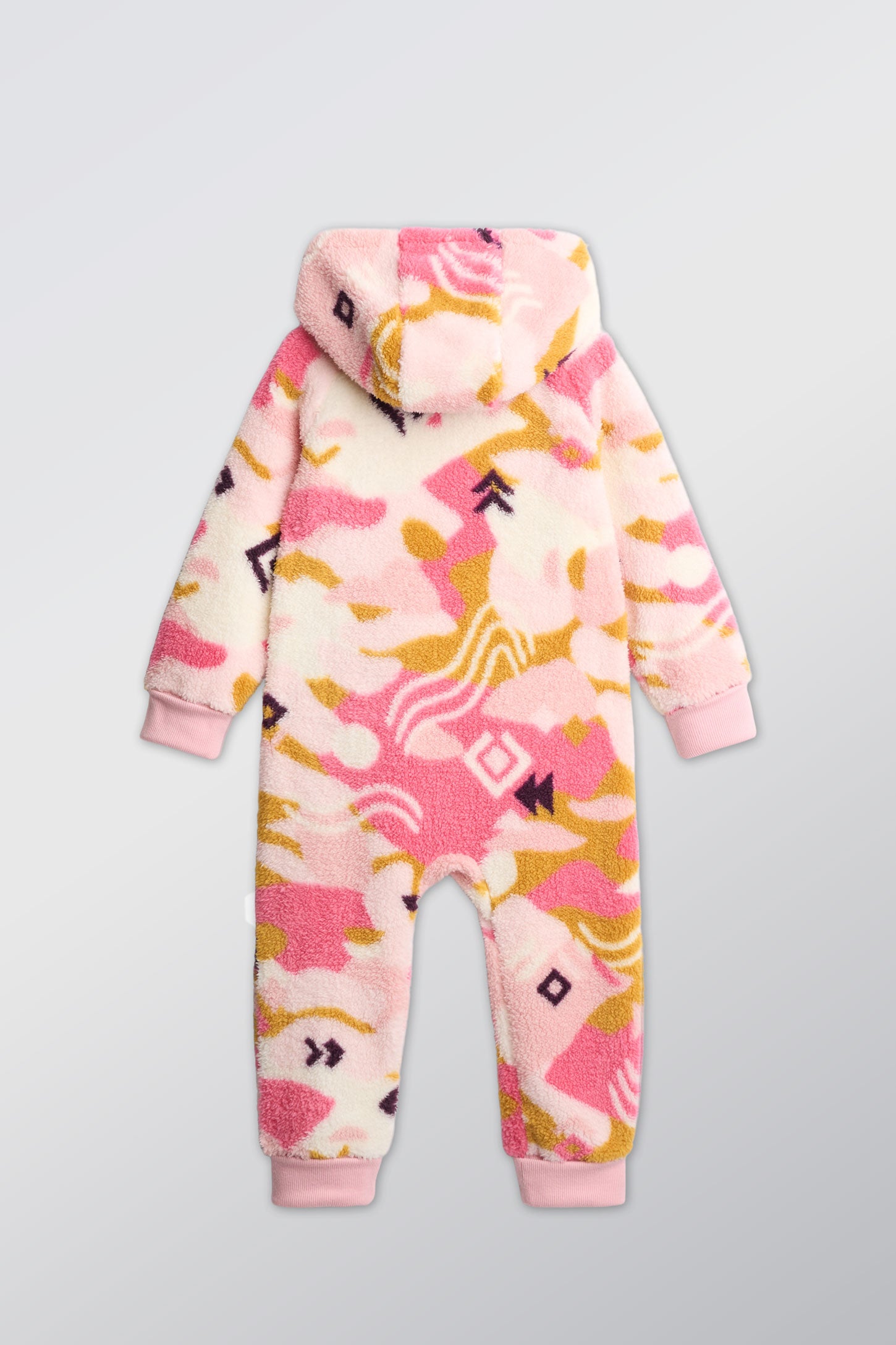 Combinaison ultradouce en sherpa, 2T-3T - Bébé fille && ROSE MULTI