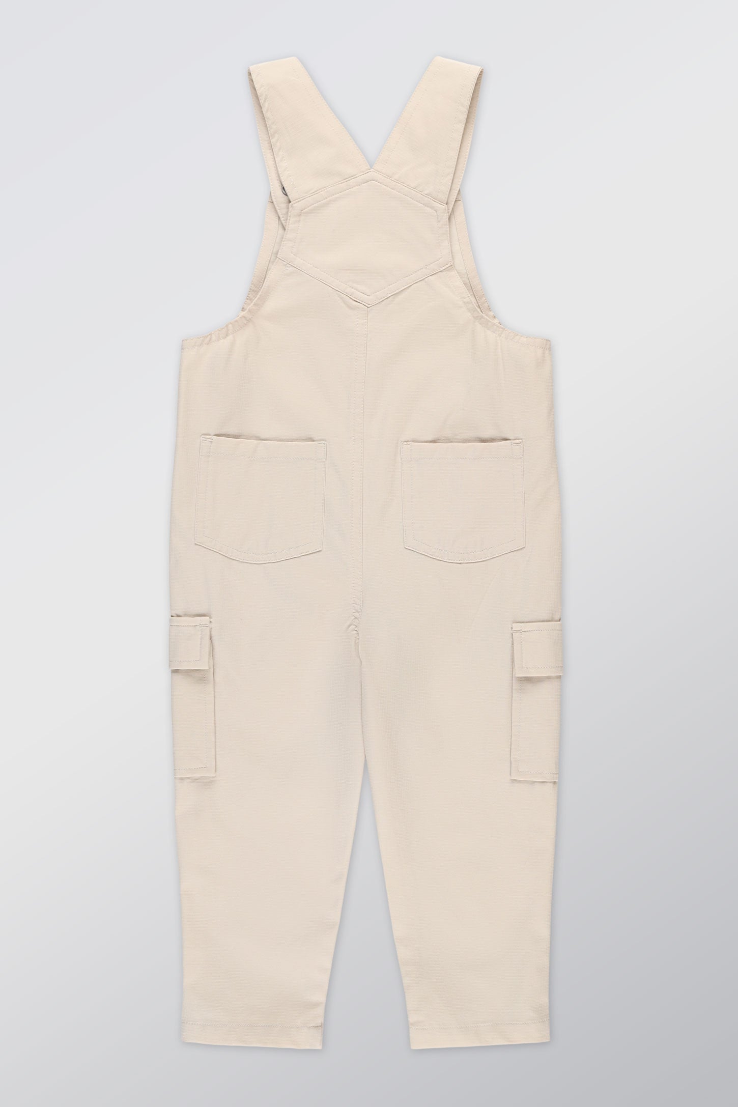 Salopette extensible en ripstop, 2T-3T - Bébé fille && BEIGE