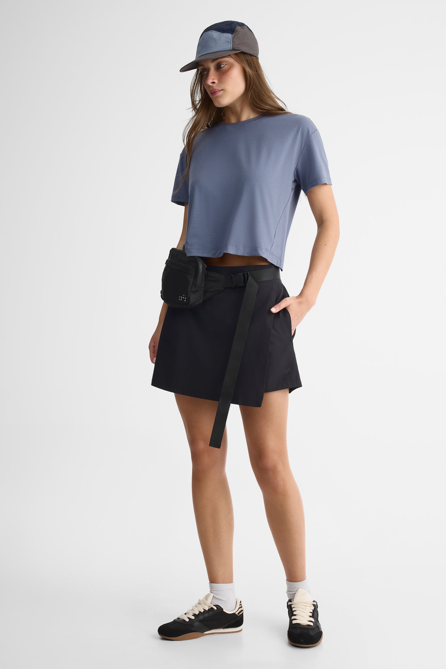 T-shirt col rond - Femme && GRIS