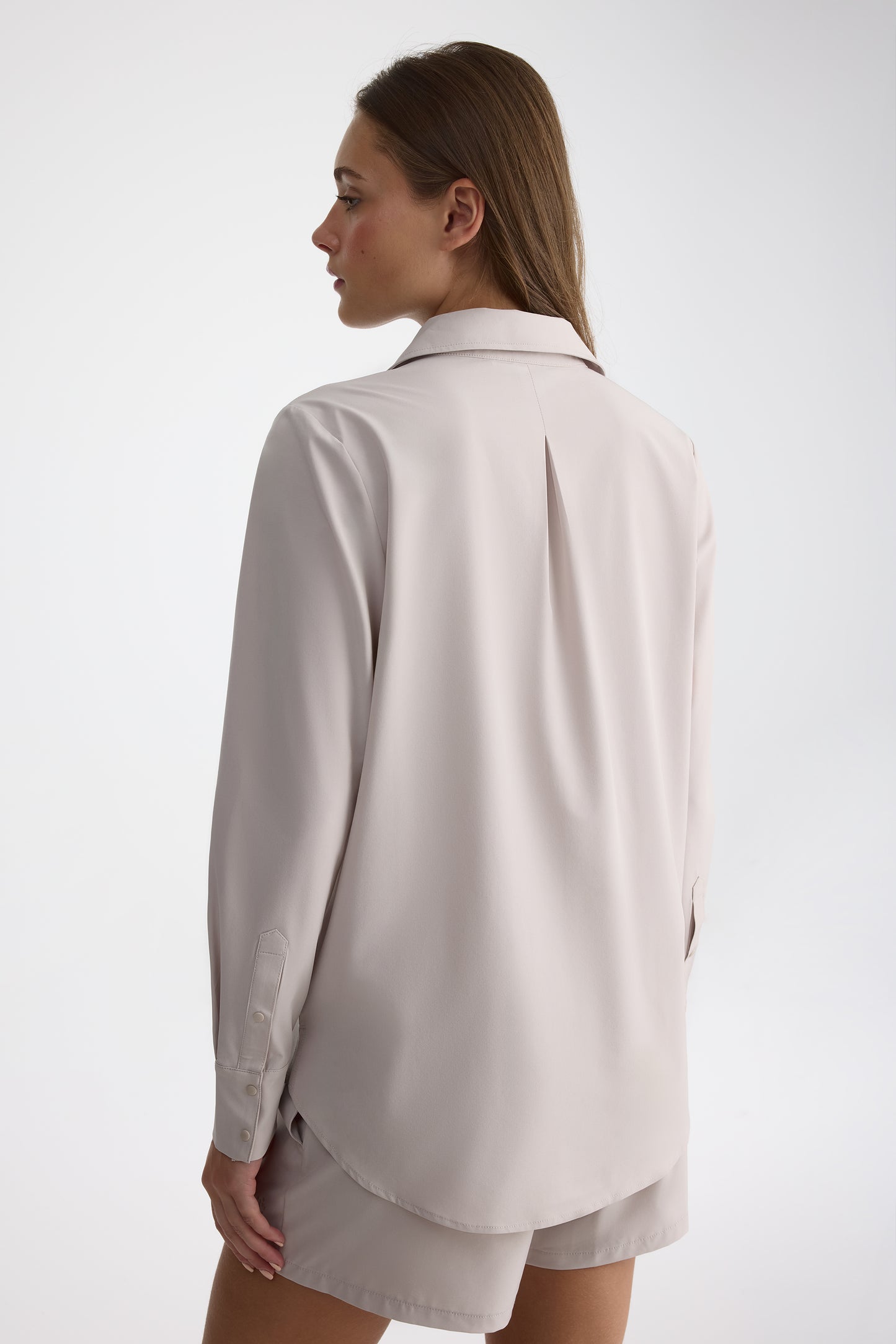 Chemise manches longues – Femme && GRIS