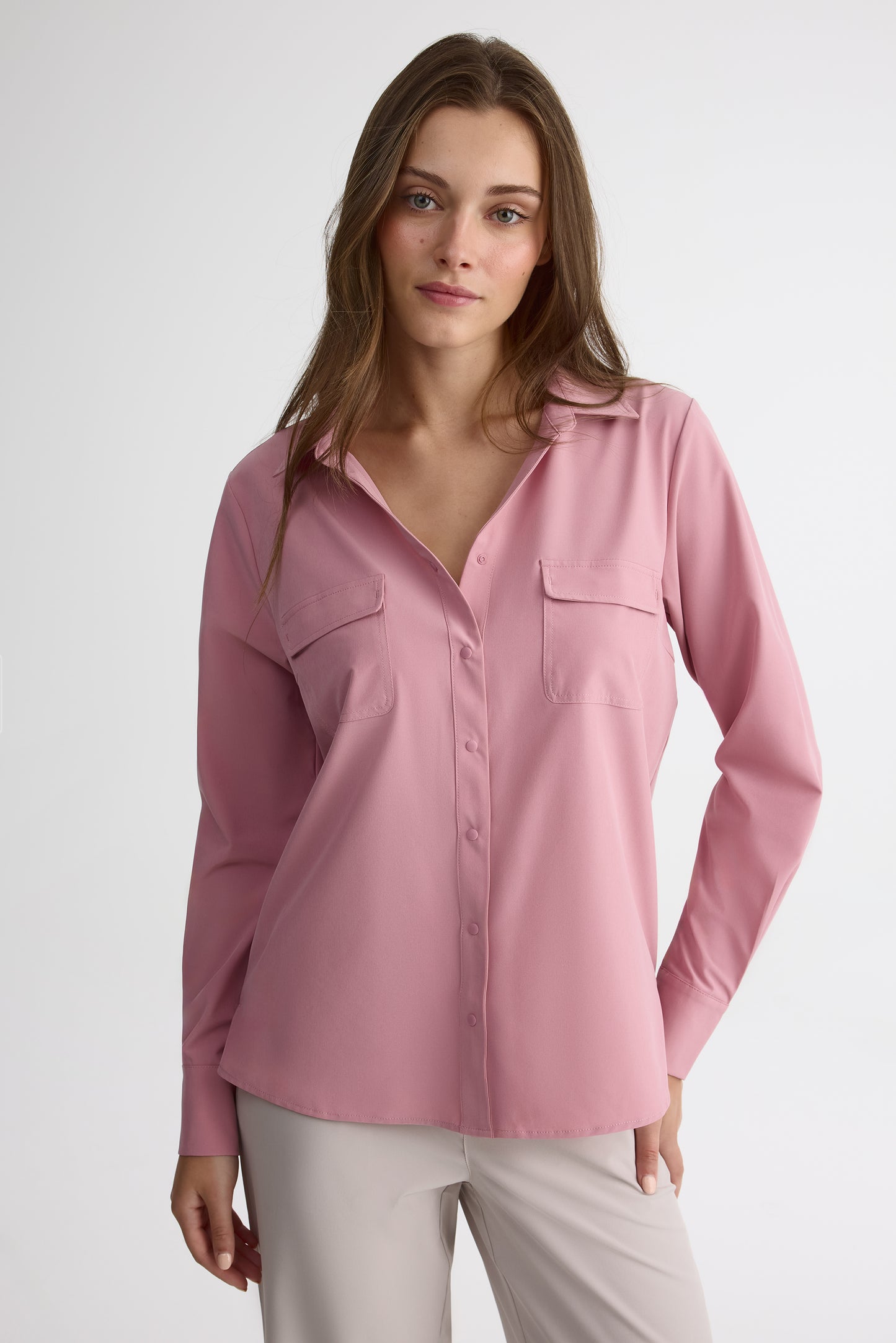 Chemise manches longues – Femme && LILAS