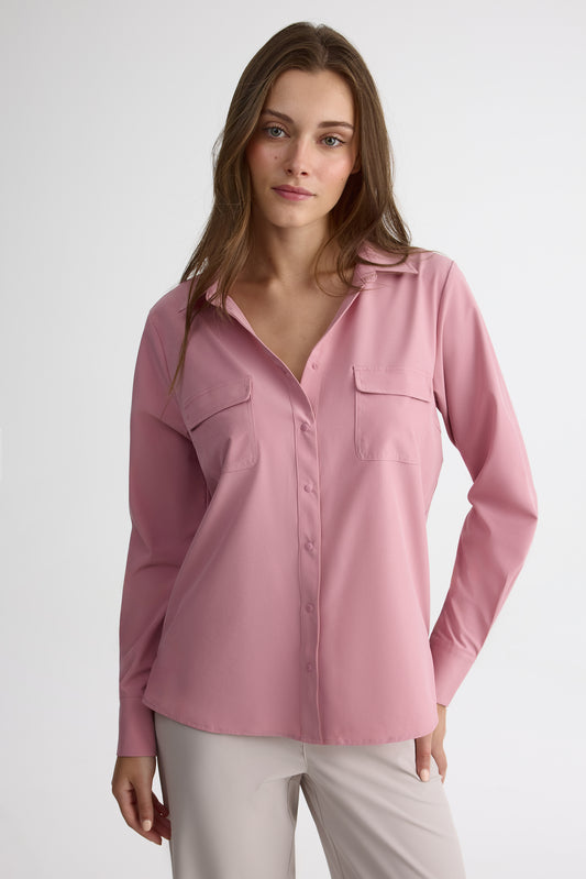 Chemise manches longues – Femme && LILAS