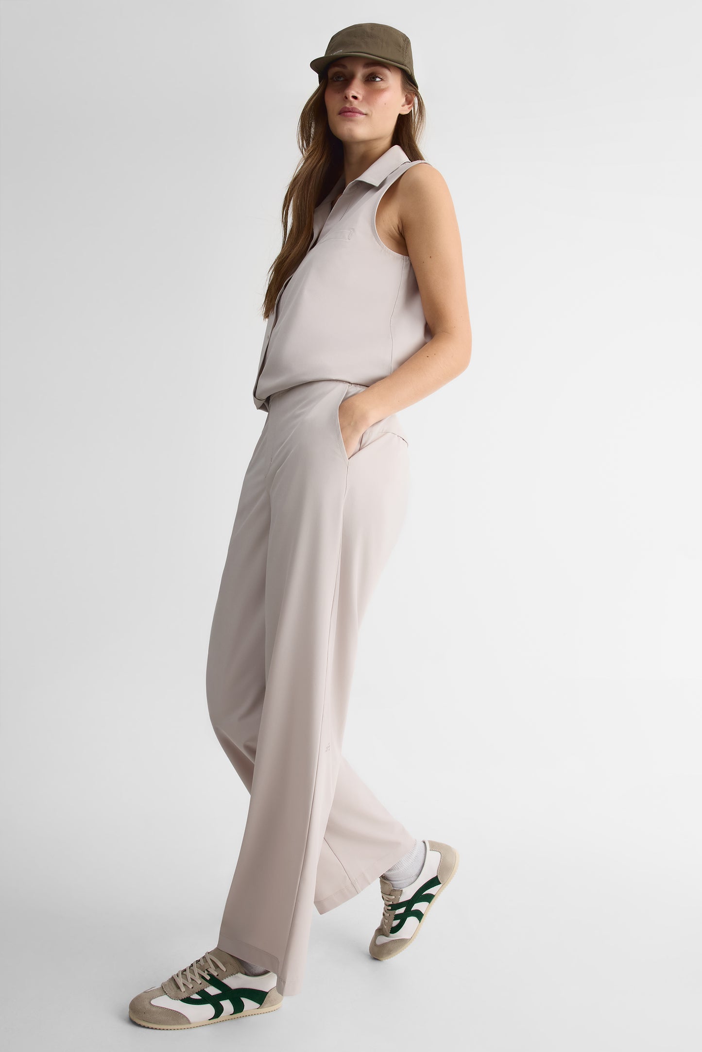 Chemise sans manches – Femme && GRIS