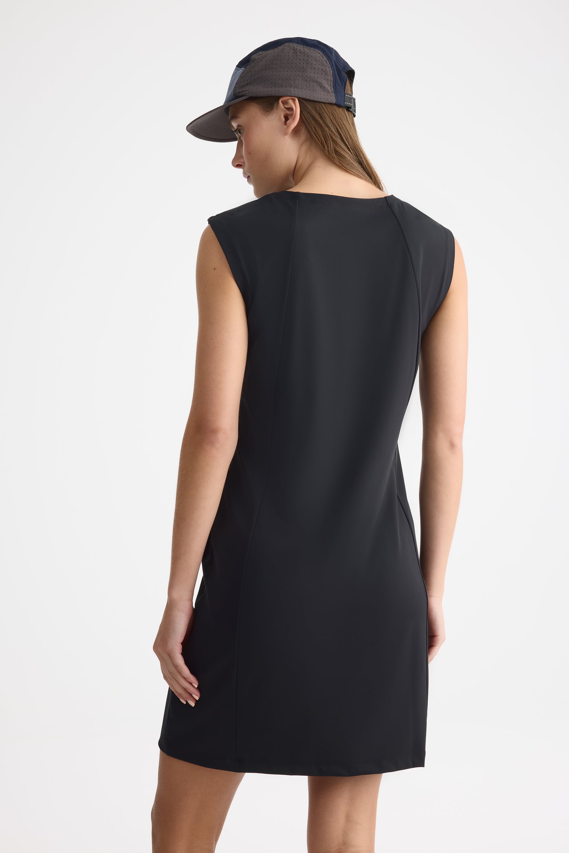 Robe courte sans manches - Femme && NOIR